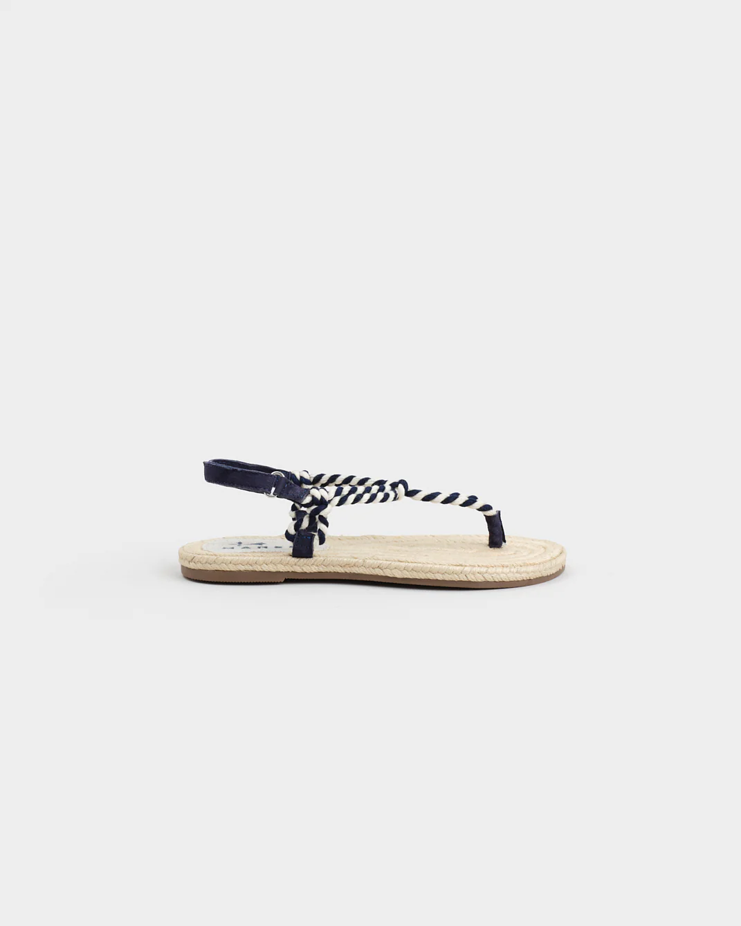 Jute Rope Sandals - Q69Y0 - Yucatán Navy And Natural