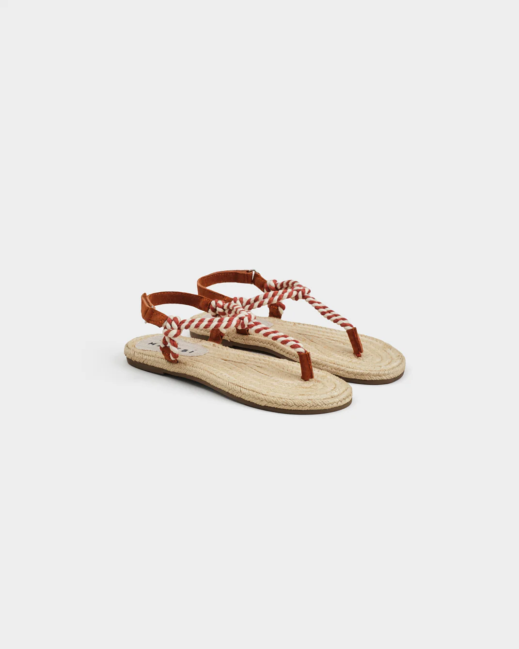 Jute Rope Sandals - Q71Y0 - Yucatán Terracotta And Natural - Image 3