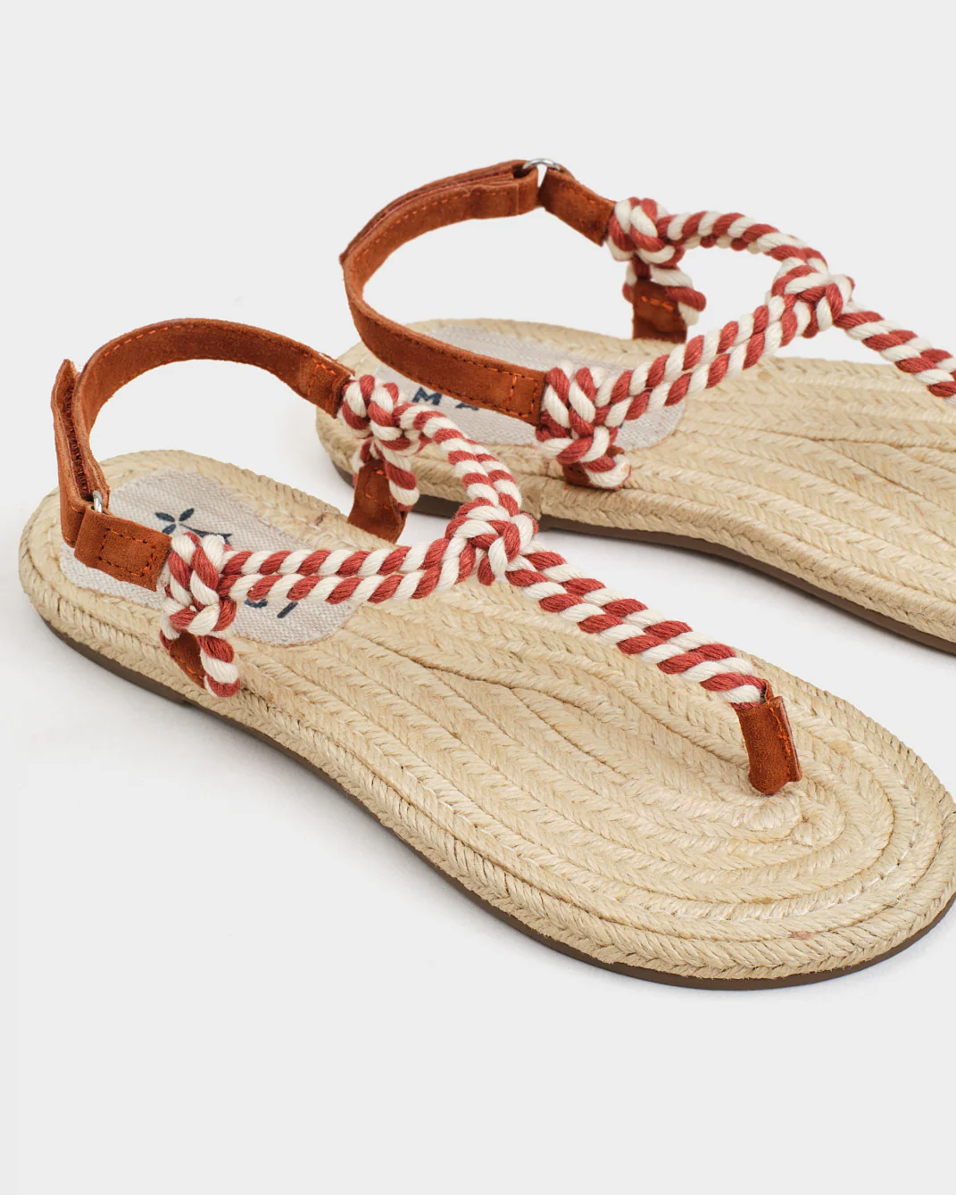 Jute Rope Sandals - Q71Y0 - Yucatán Terracotta And Natural - Image 4