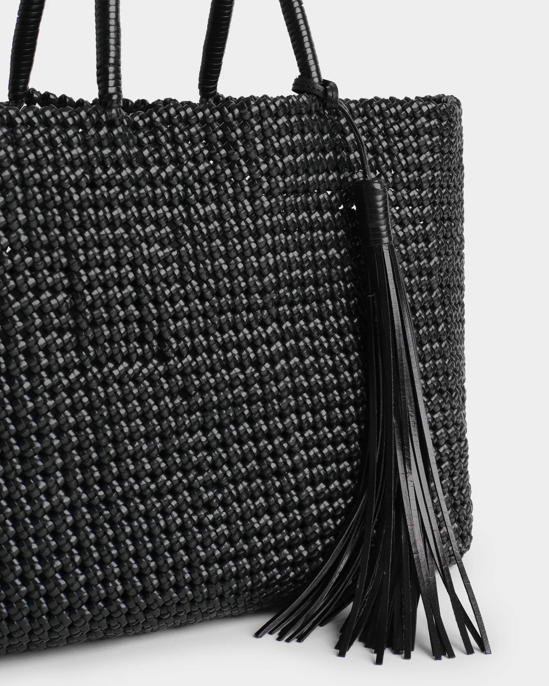 Leather Edward Leather Bag - L15QS - Alex Rivière Studio x Manebí Black - Image 3