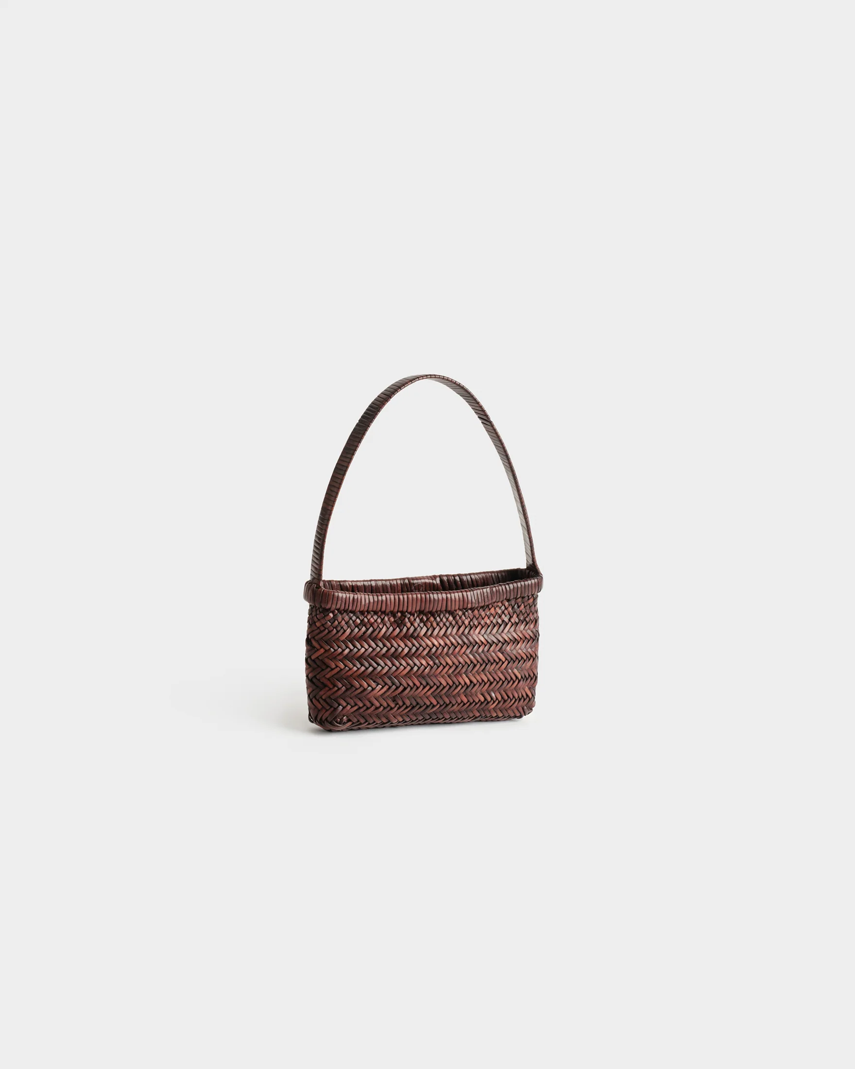 Leather Shoulder Bag - L14EX - Canyon Dark Brown - Image 3