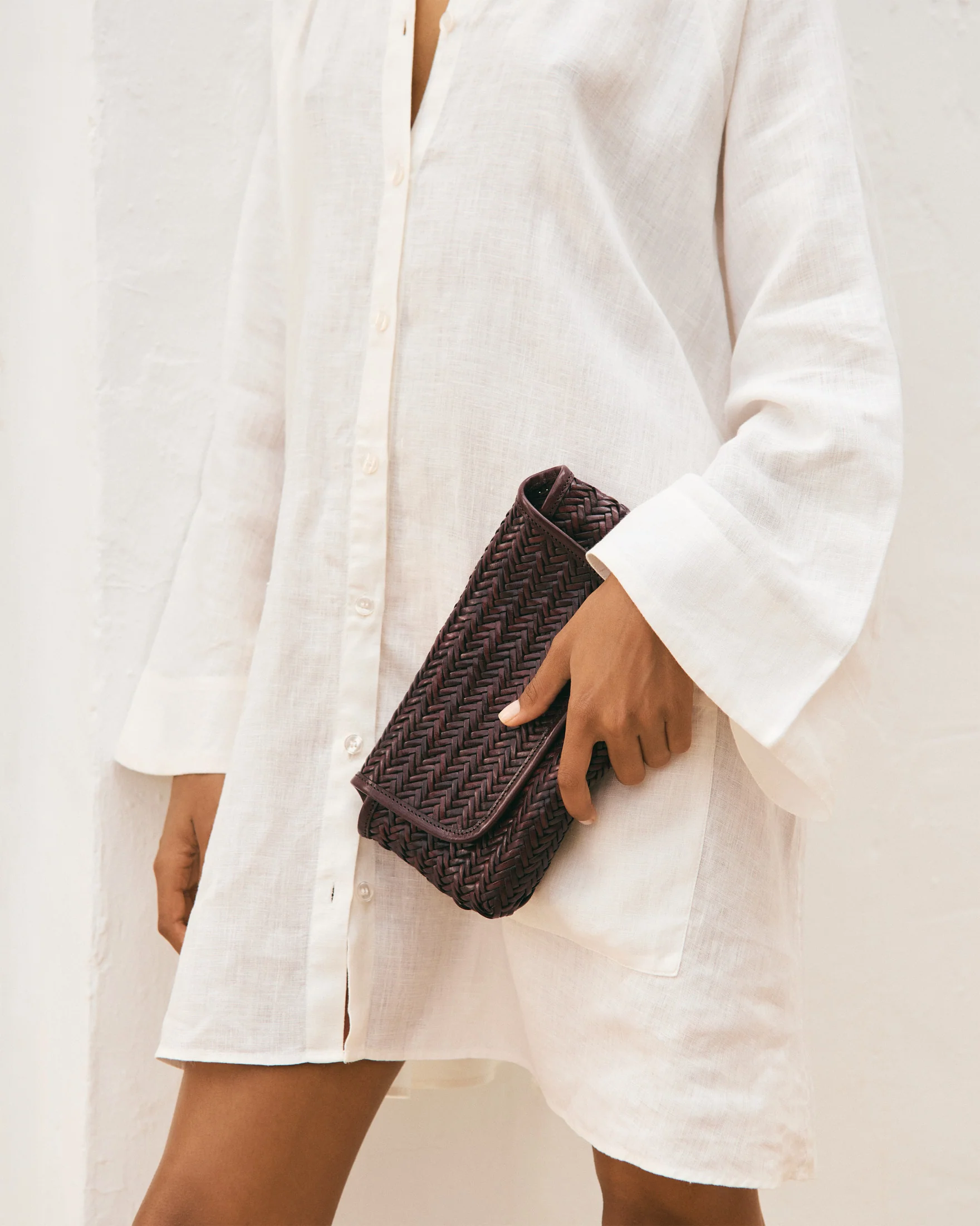 Leather Pouch Bag - L14HE - Canyon Dark Brown - Image 2