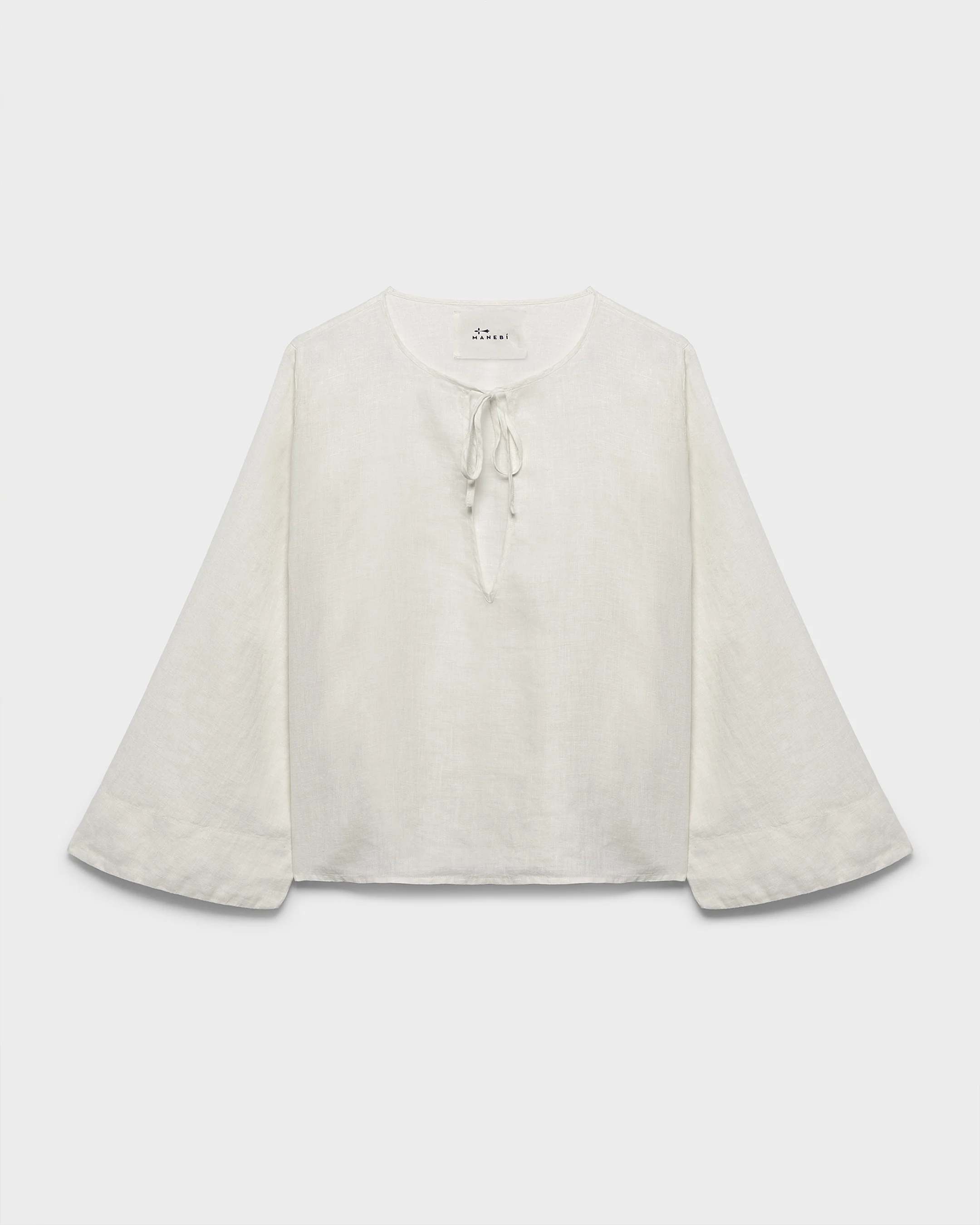 Linen Aventura Shirt - L51DY - Off White - Image 4
