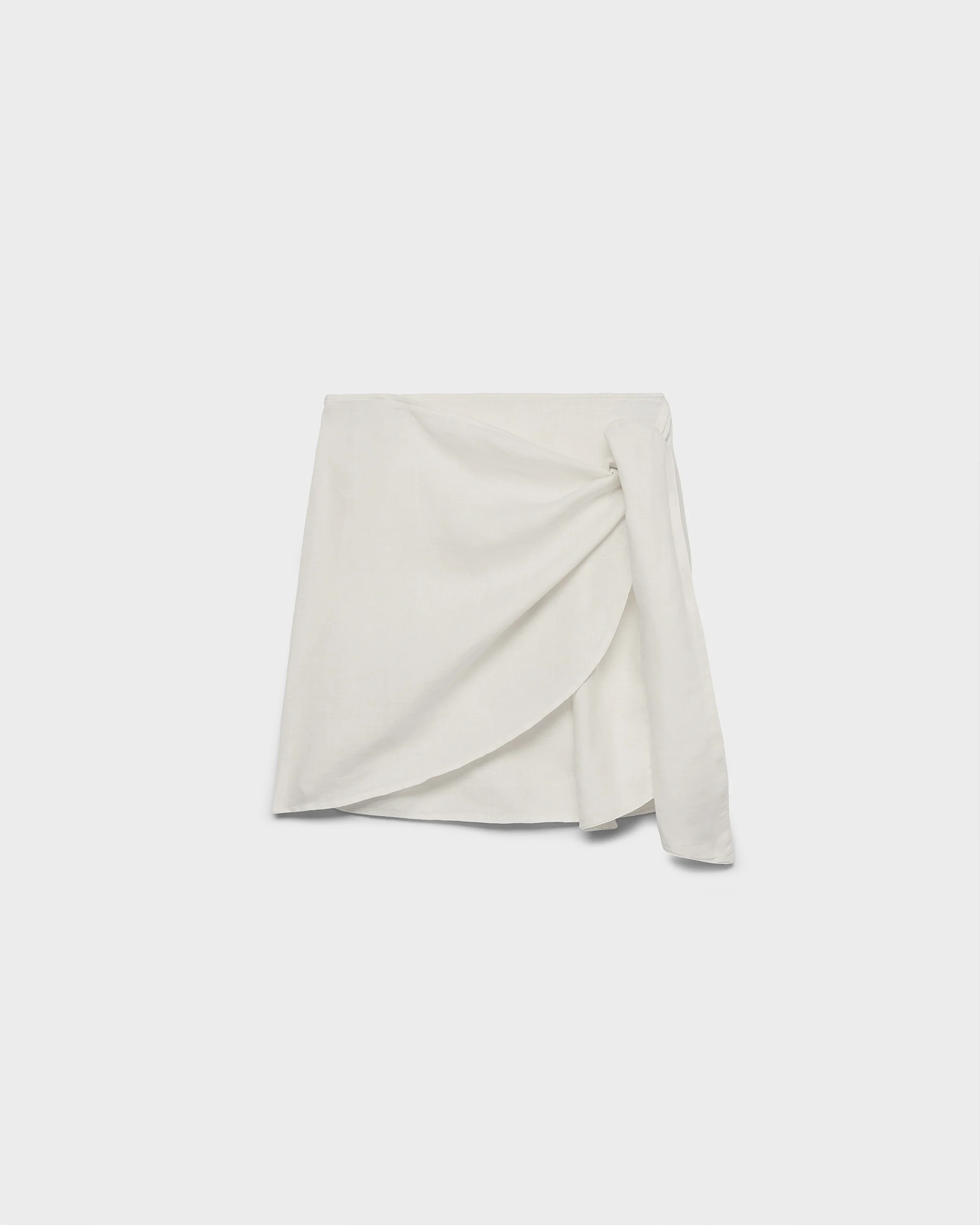 Linen Azul Skirt - L51KY - Off White - Image 5