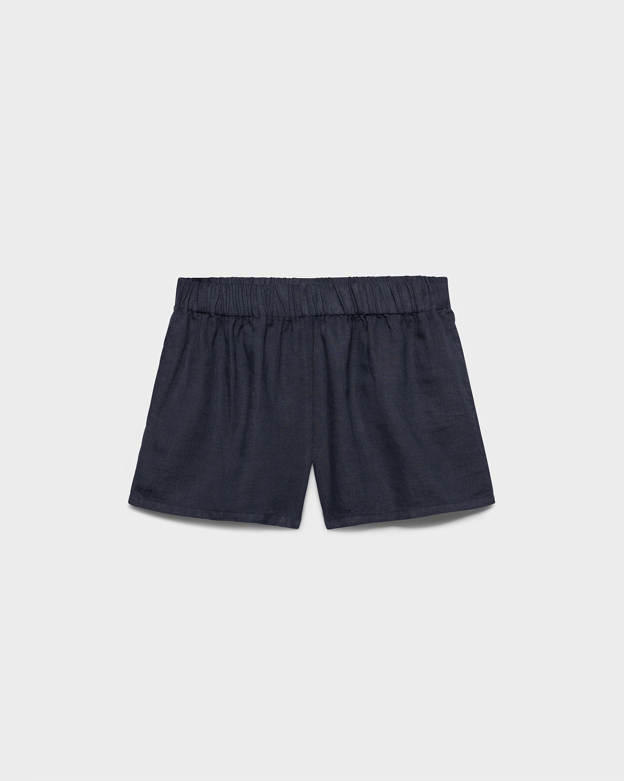 Linen Bahia Shorts - L24BV - Vintage Navy - Image 5