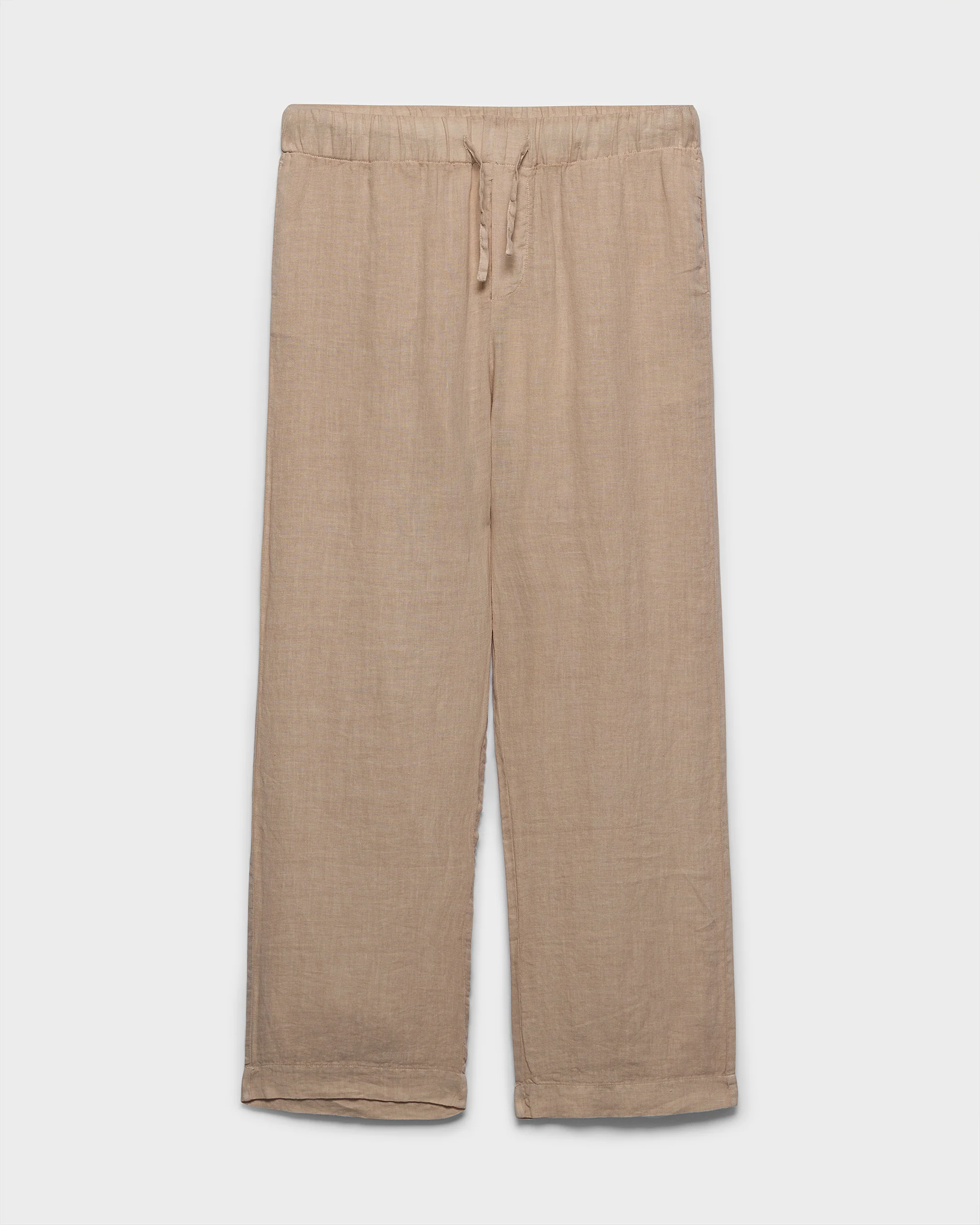 Linen Belem Trousers - L22BM - Bleached Sand - Image 5