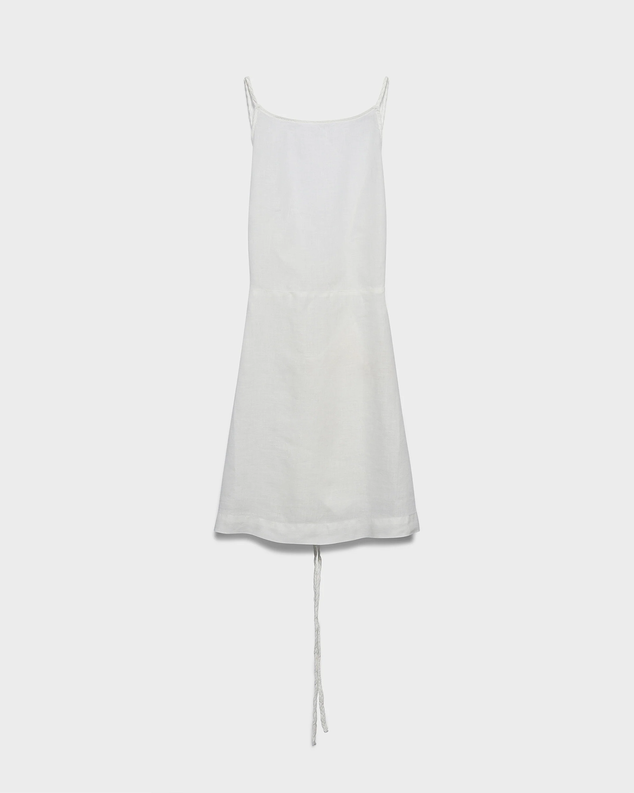 Linen Lagos Dress - L51EL - Shell White - Image 5