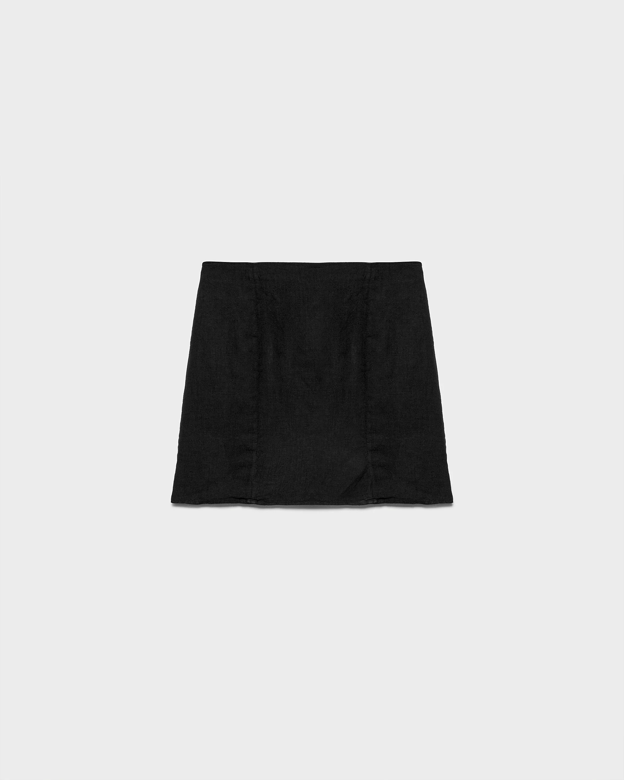 Linen Lima Skirt - O10LI - Black - Image 5