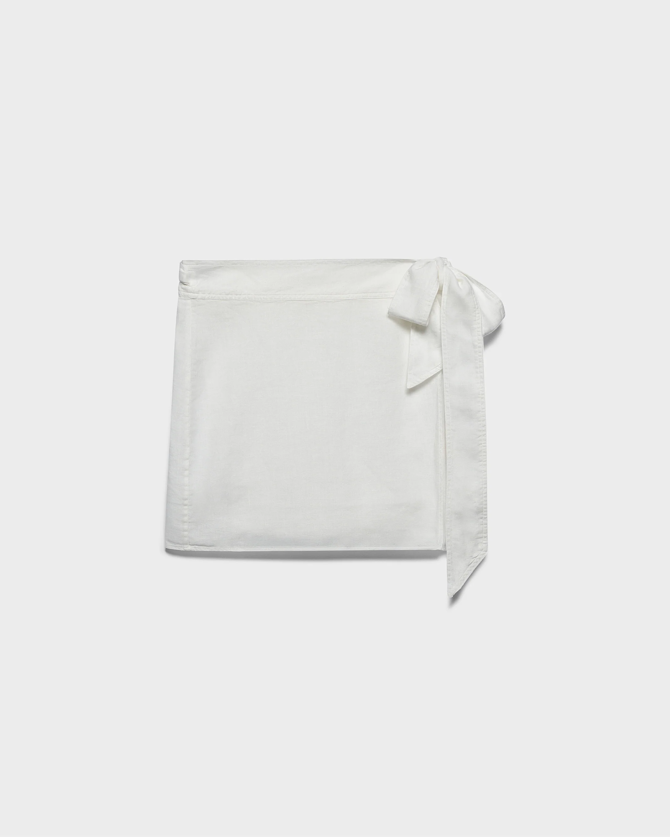 Linen Lipso Skirt - L51FV - Shell White - Image 5