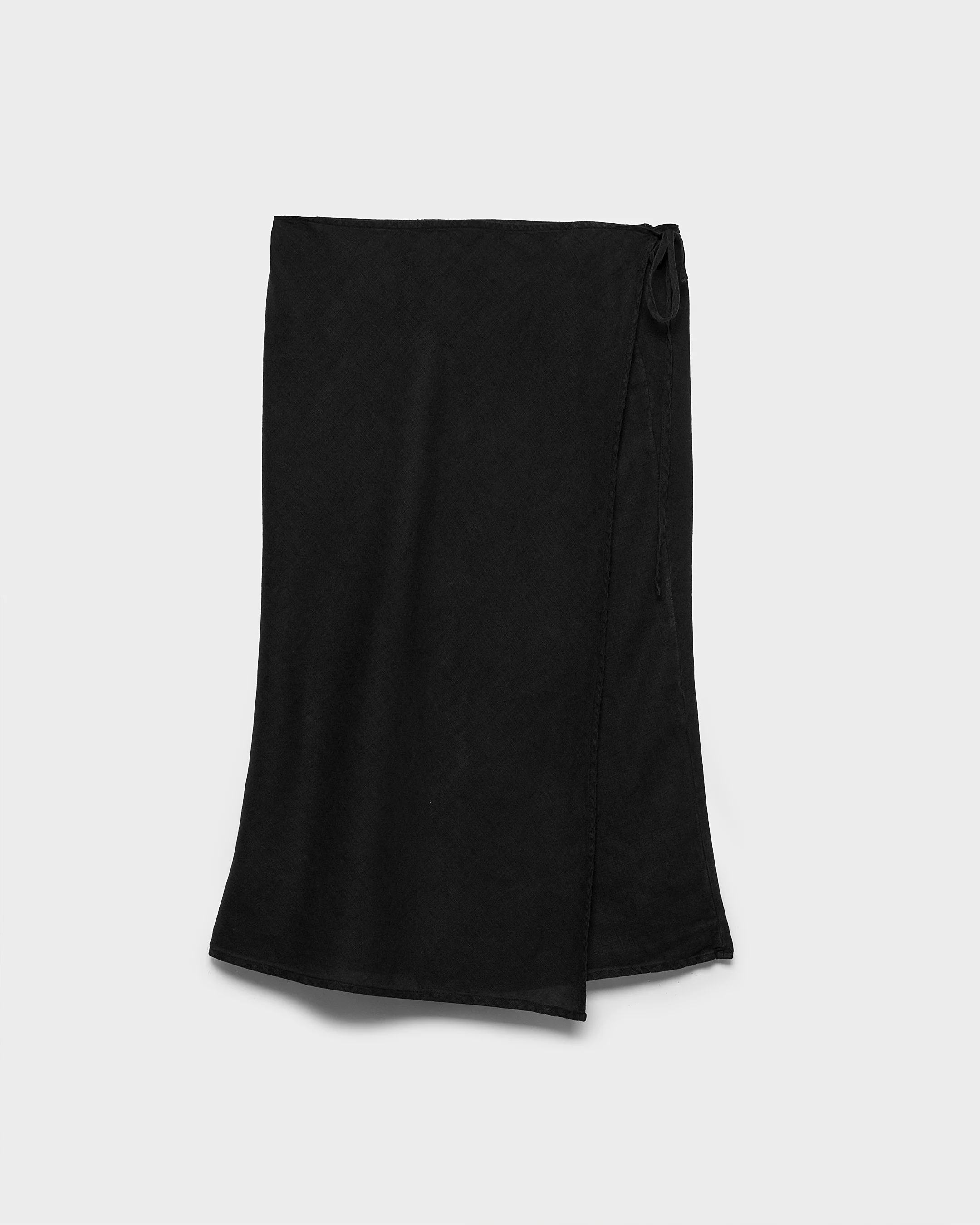 Linen Merida Skirt - O10MD - Black - Image 5