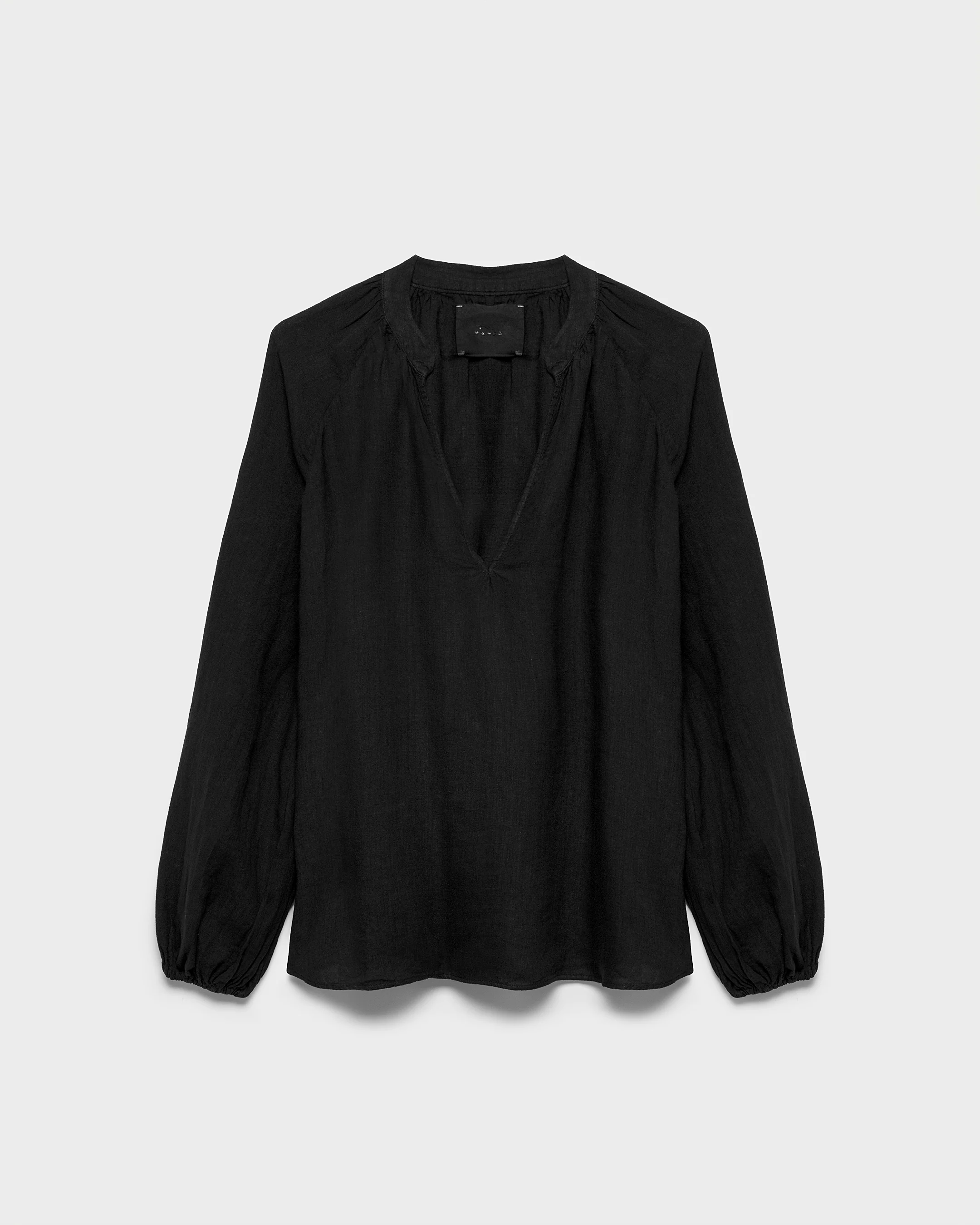 Linen Milos Shirt - O10MI - Black - Image 5