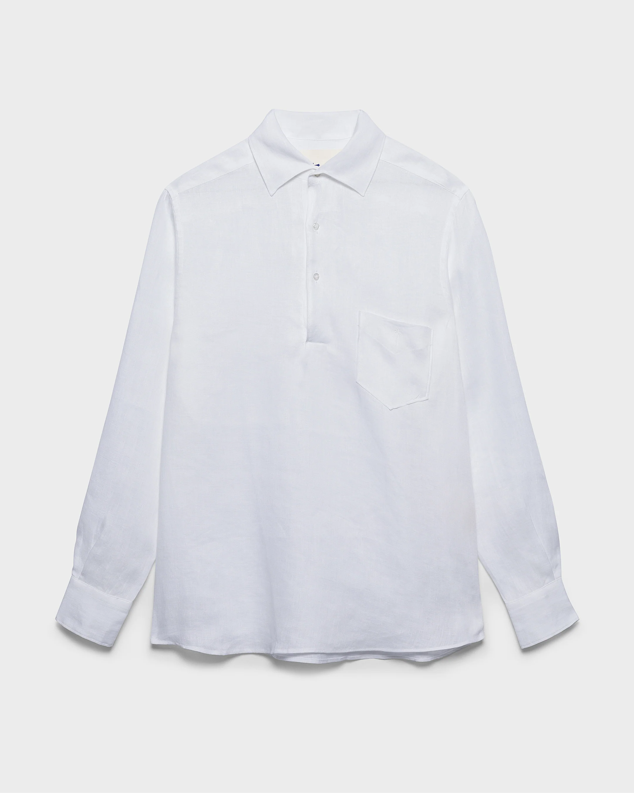 Linen Nassau Polo Shirt - M52NS - Off White - Image 5