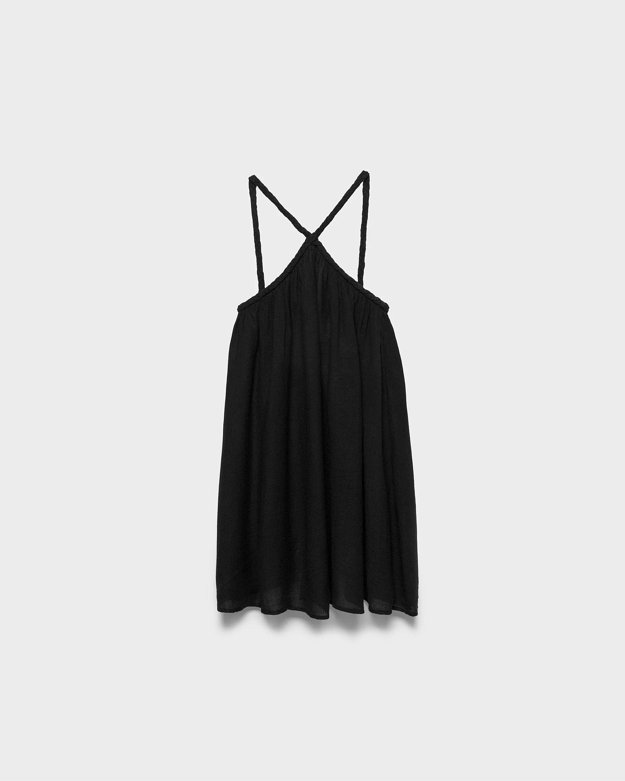 Linen Pasadina Dress - O10PD - Black - Image 5