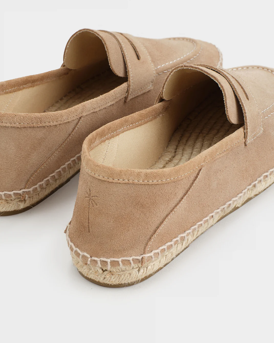 Suede Loafers Espadrilles - W19L0 - Hamptons Vintage Taupe - Image 4