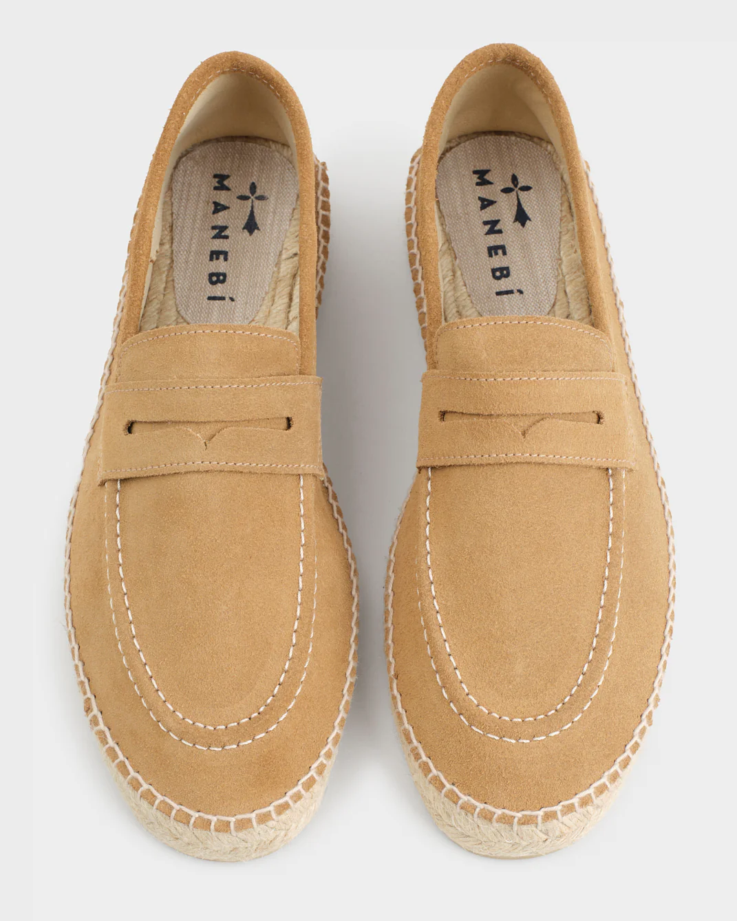 Suede Loafers Espadrilles - M28L0 - Hamptons Washed Beige - Image 5