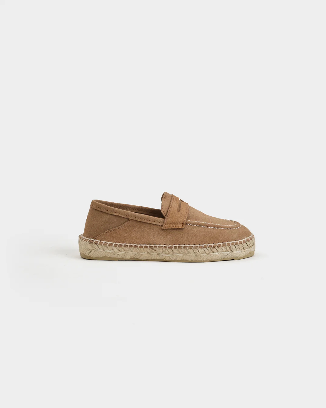Suede Loafers Espadrilles - W19LW - Hamptons Vintage Taupe