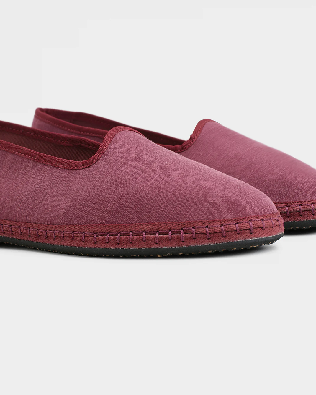 Brummel Lyocell Linen Blend Venetian Slippers - Q80VM - Luca Rubinacci x Manebí Wine - Image 4