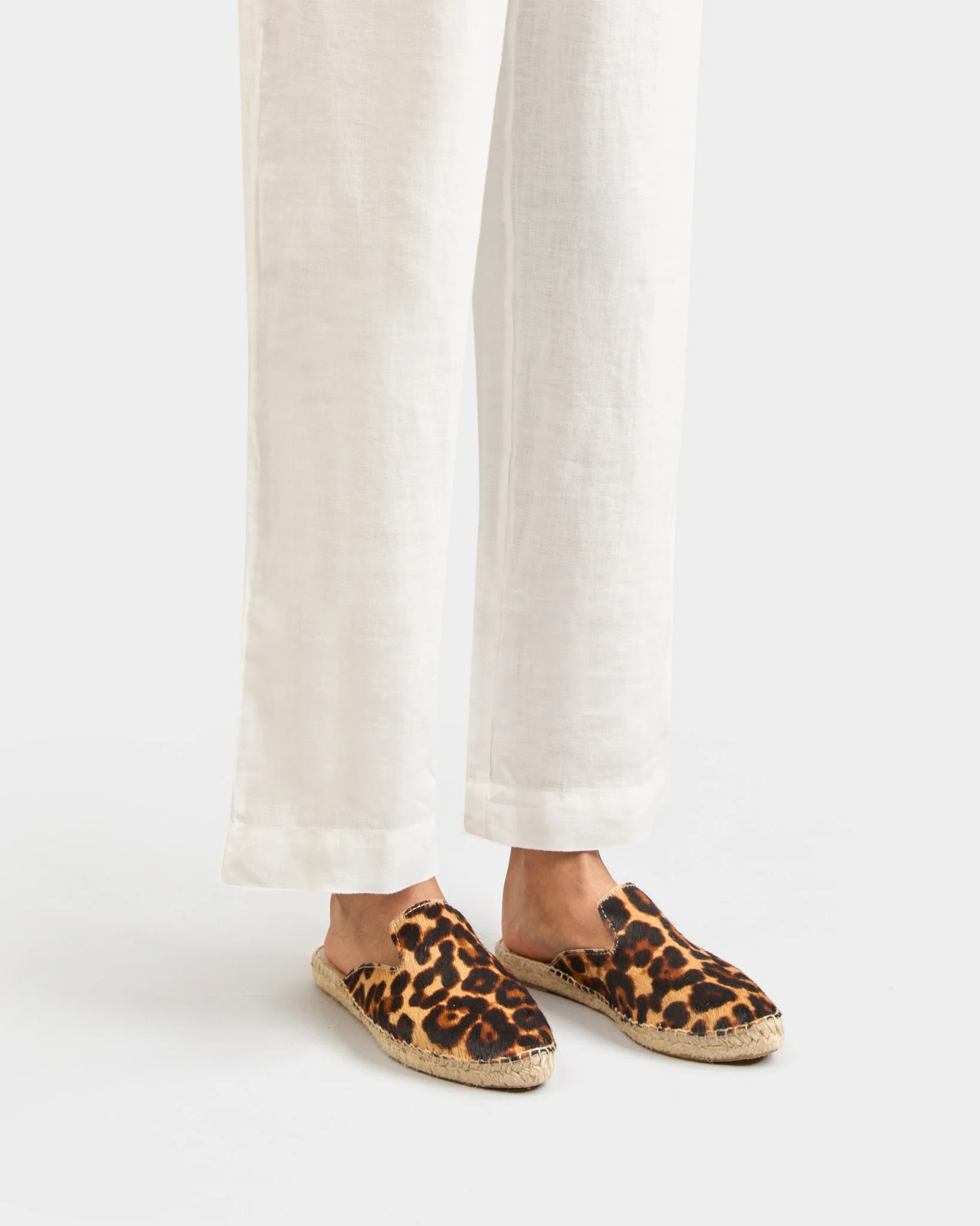Calf Hair Mules - D62M0 - Serengeti Leopard - Image 2