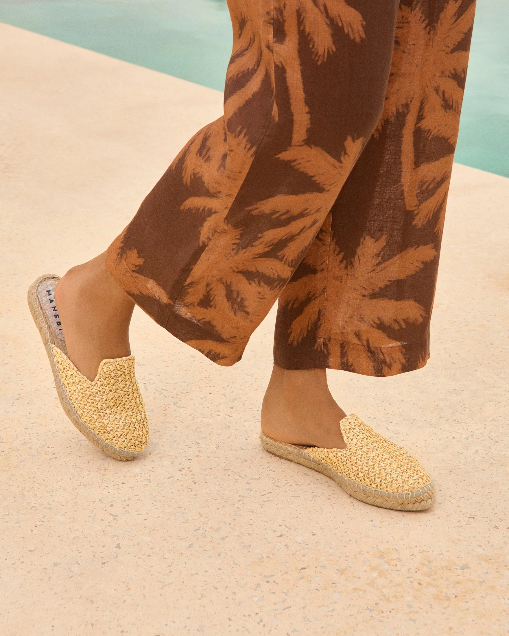 Raffia Mules - V27M0 - Yucatán Raffia Net - Image 5