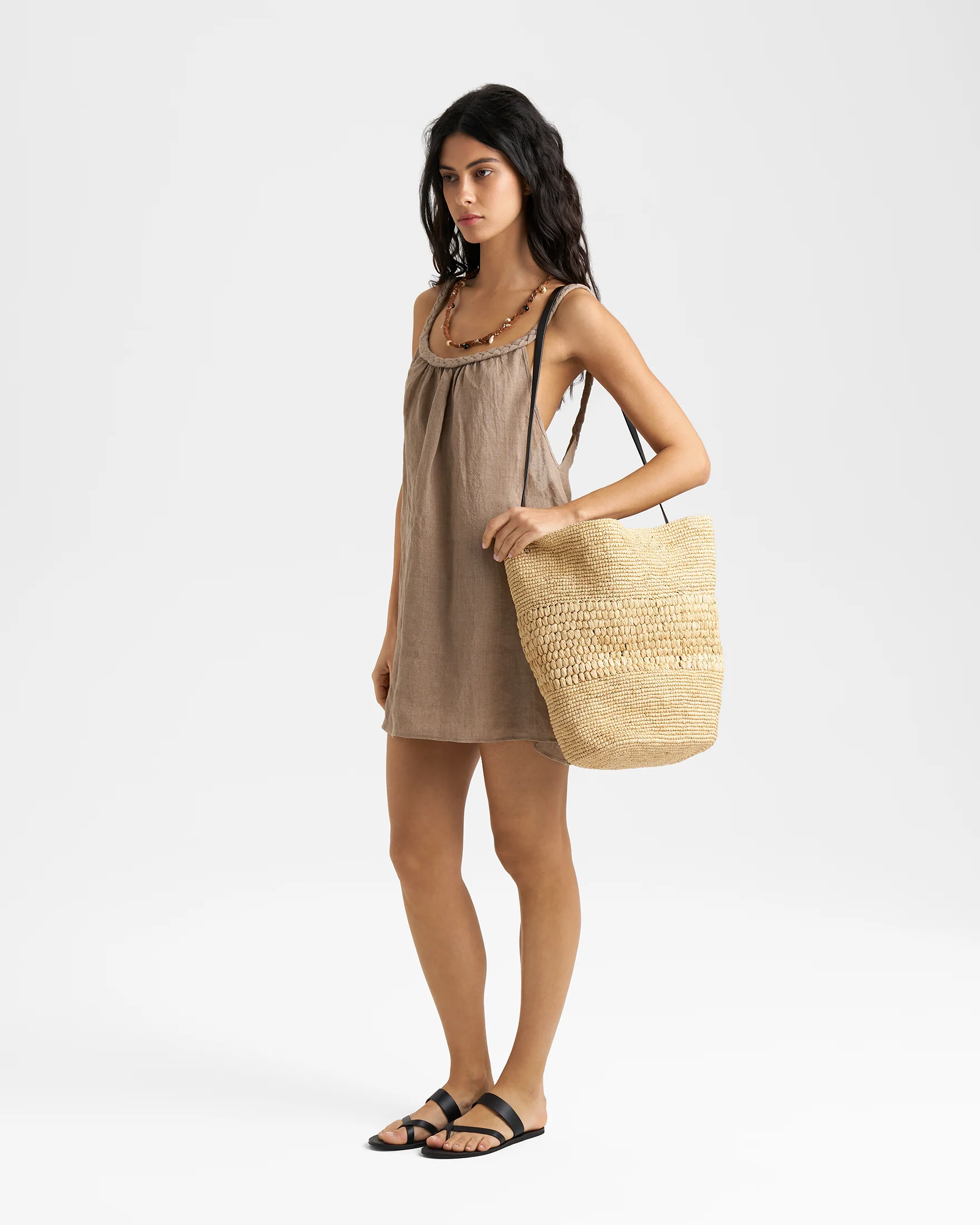 Natural Raffia Cassie - L89HM - Alex Rivière Studio x Manebí Natural Weaving - Image 4
