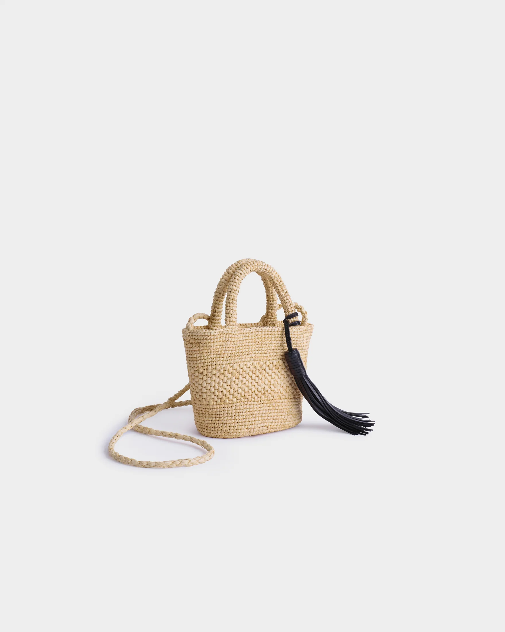 George Raffia Bag Mini - L54HJ - Alex Rivière Studio x Manebí Natural - Image 2