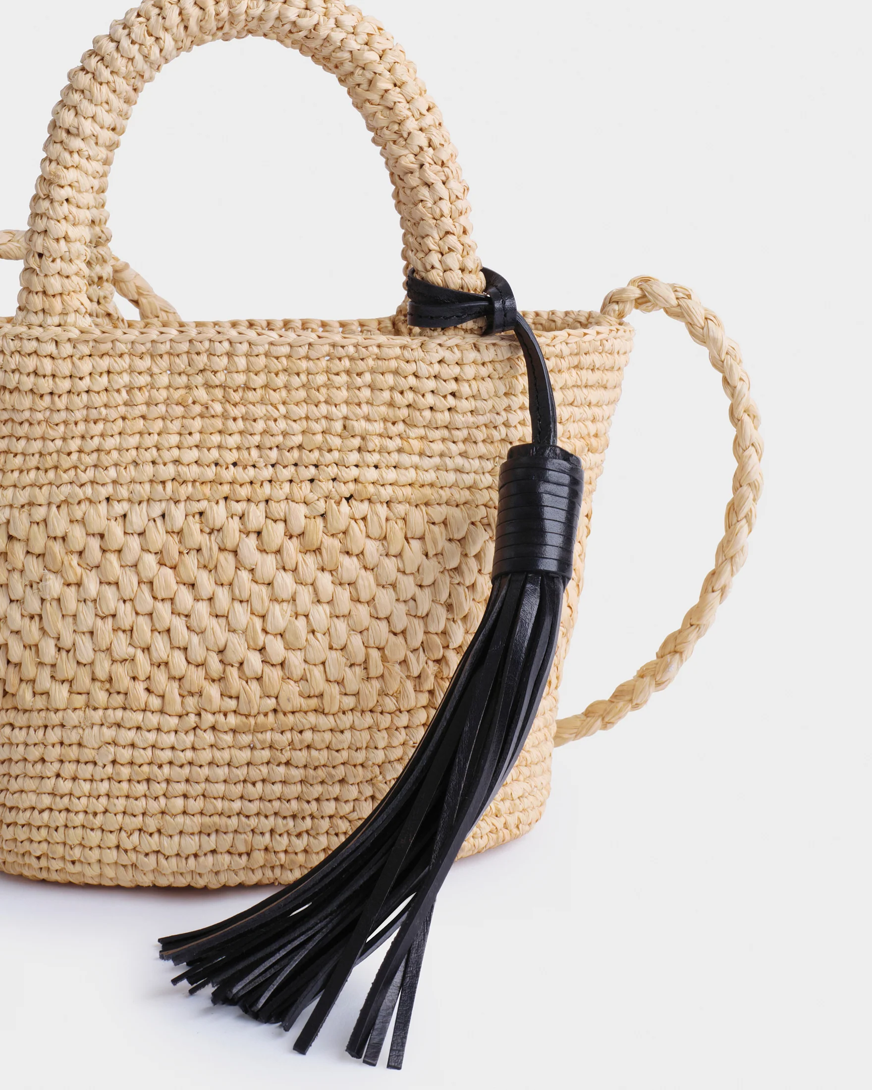 George Raffia Bag Mini - L54HJ - Alex Rivière Studio x Manebí Natural - Image 3
