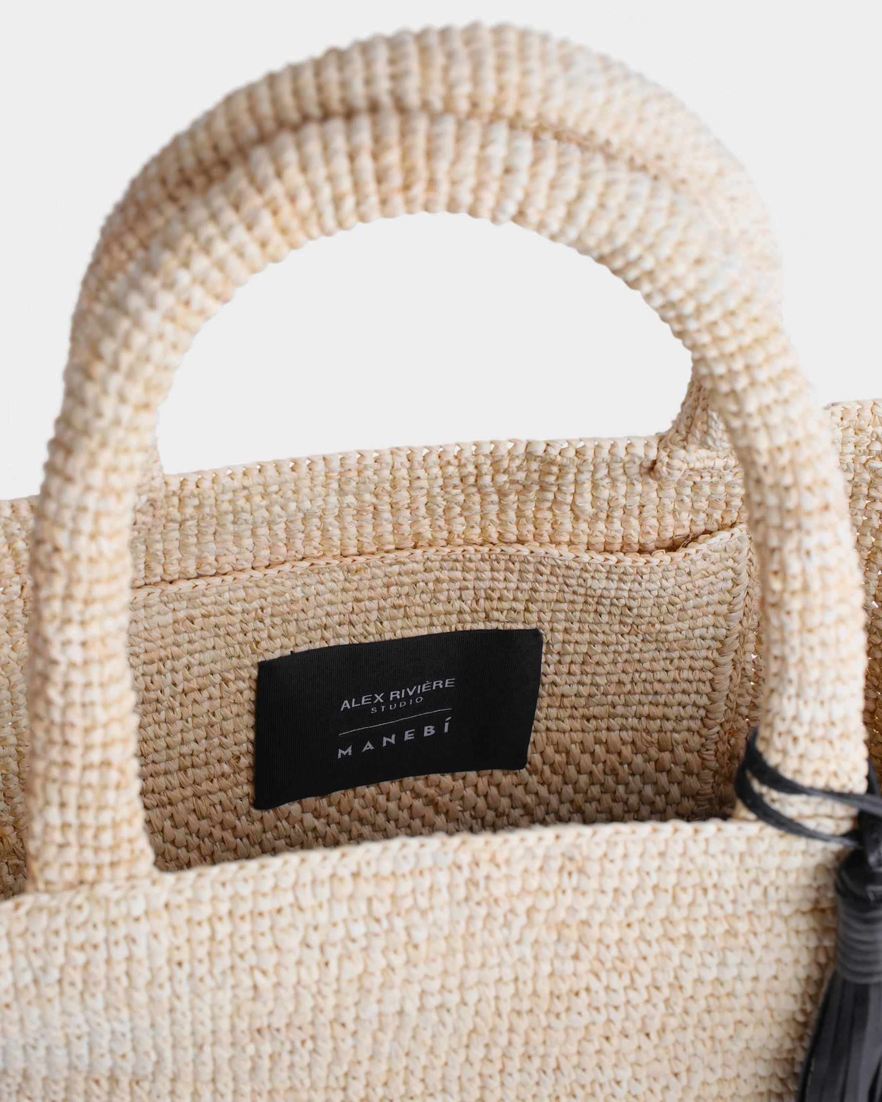 George Raffia Bag - L54HL - Alex Rivière Studio x Manebí Natural - Image 3