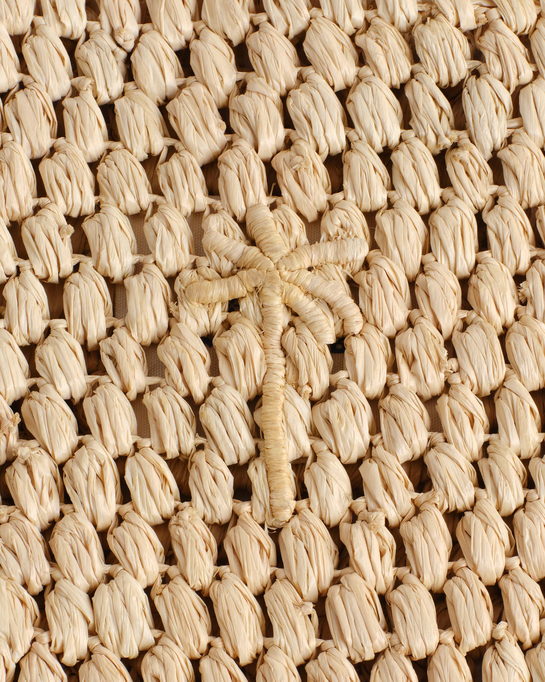 Natural Raffia Isla Pocket - V88JC - Natural - Image 3