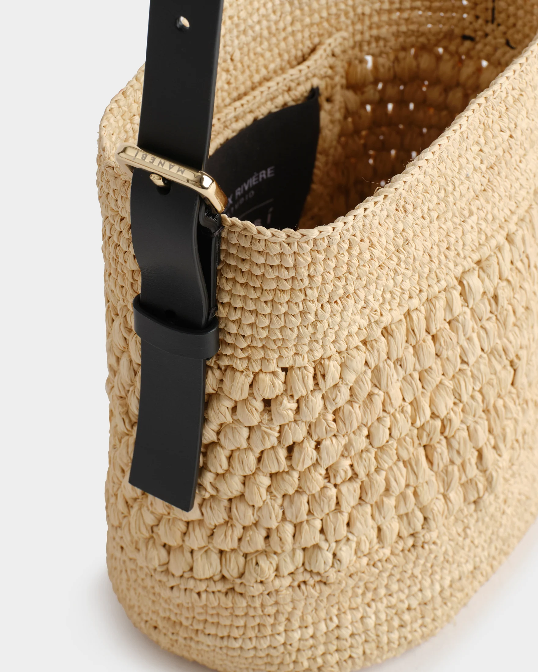 Natural Raffia Loto Basket Bag - V88VQ - Alex Rivière Studio x Manebí - Image 3