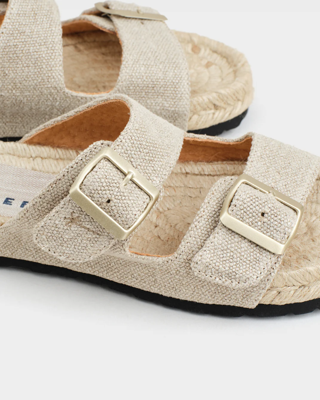 Organic Hemp Nordic Sandals - O71R0 - La Havana Natural - Image 4