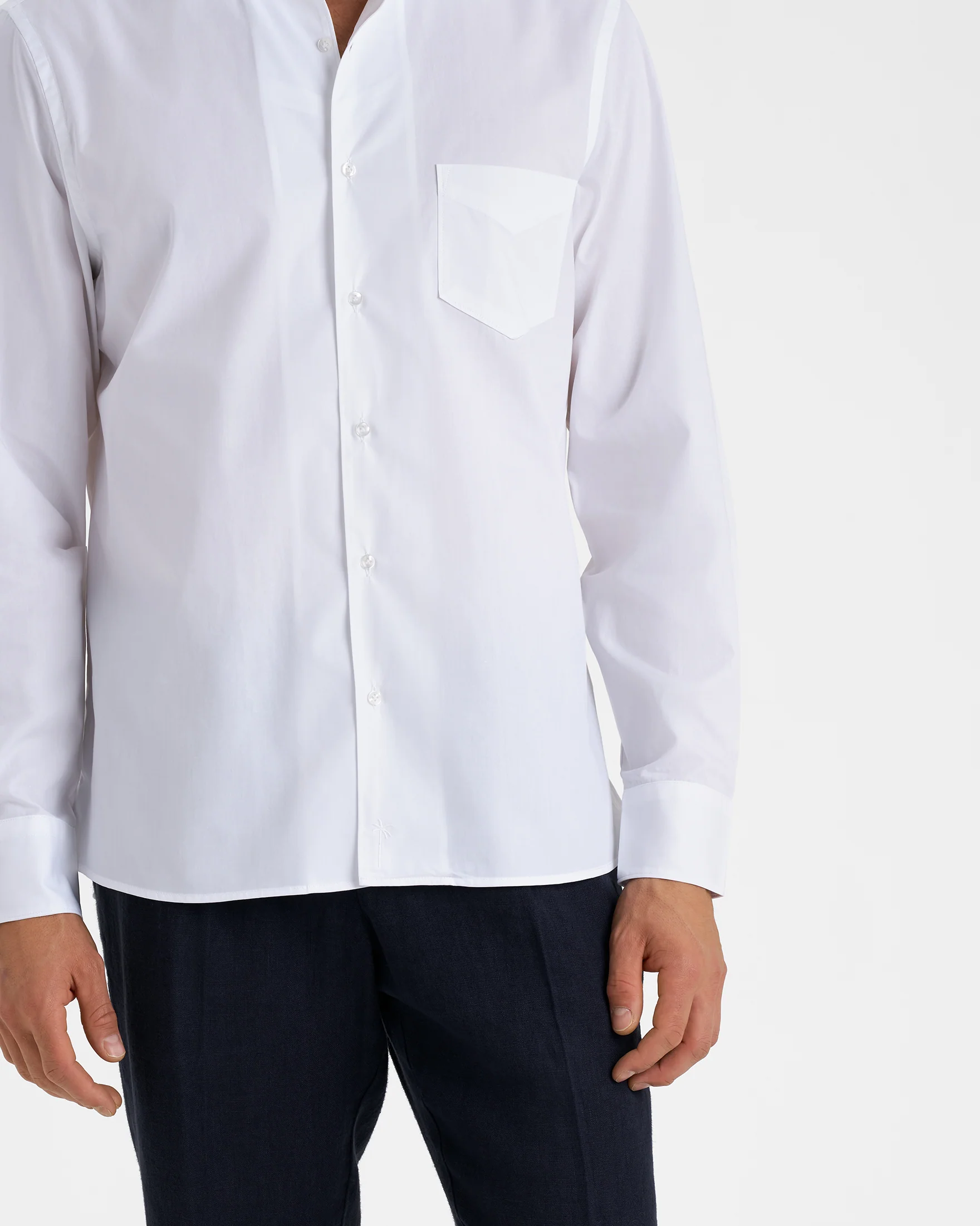 Popeline Panama Shirt - C51PA - Off White - Image 3
