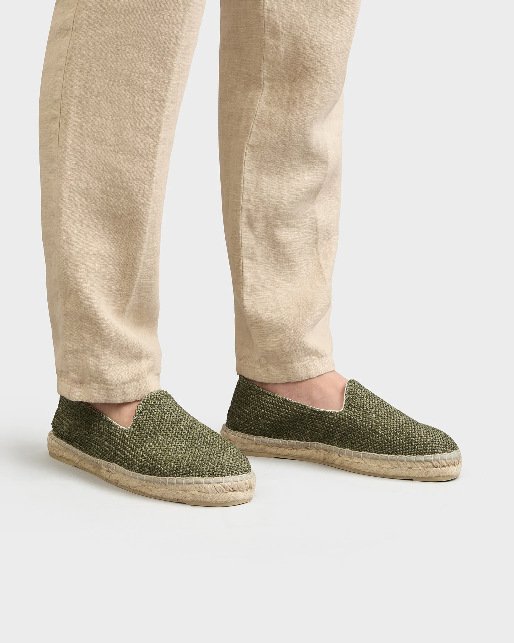 Raffia Espadrilles - H13C0 - Yucatán Bottle Green - Image 2