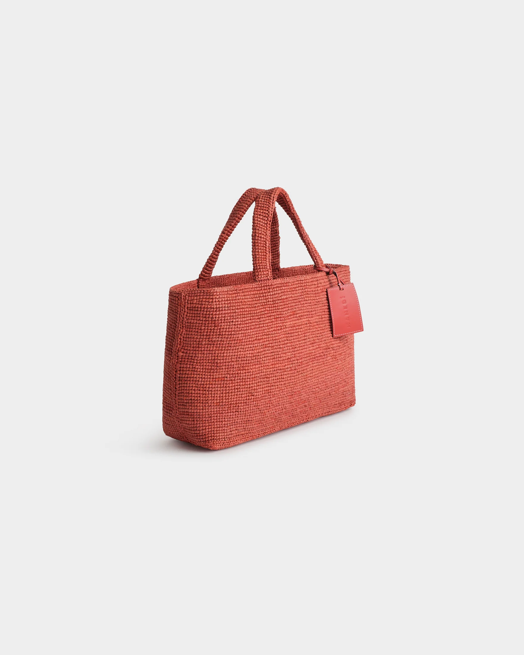 Raffia New Sunset Bag Medium - V79EV - Rust - Image 2