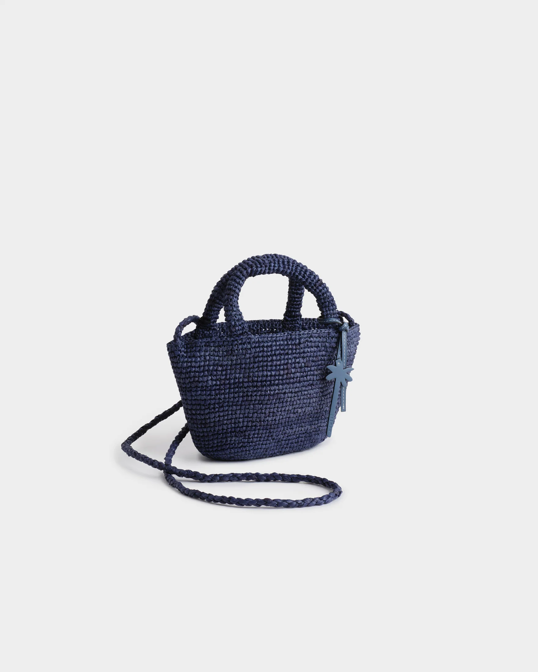 Raffia Panier Mini - V30EA - Vintage Navy - Image 2