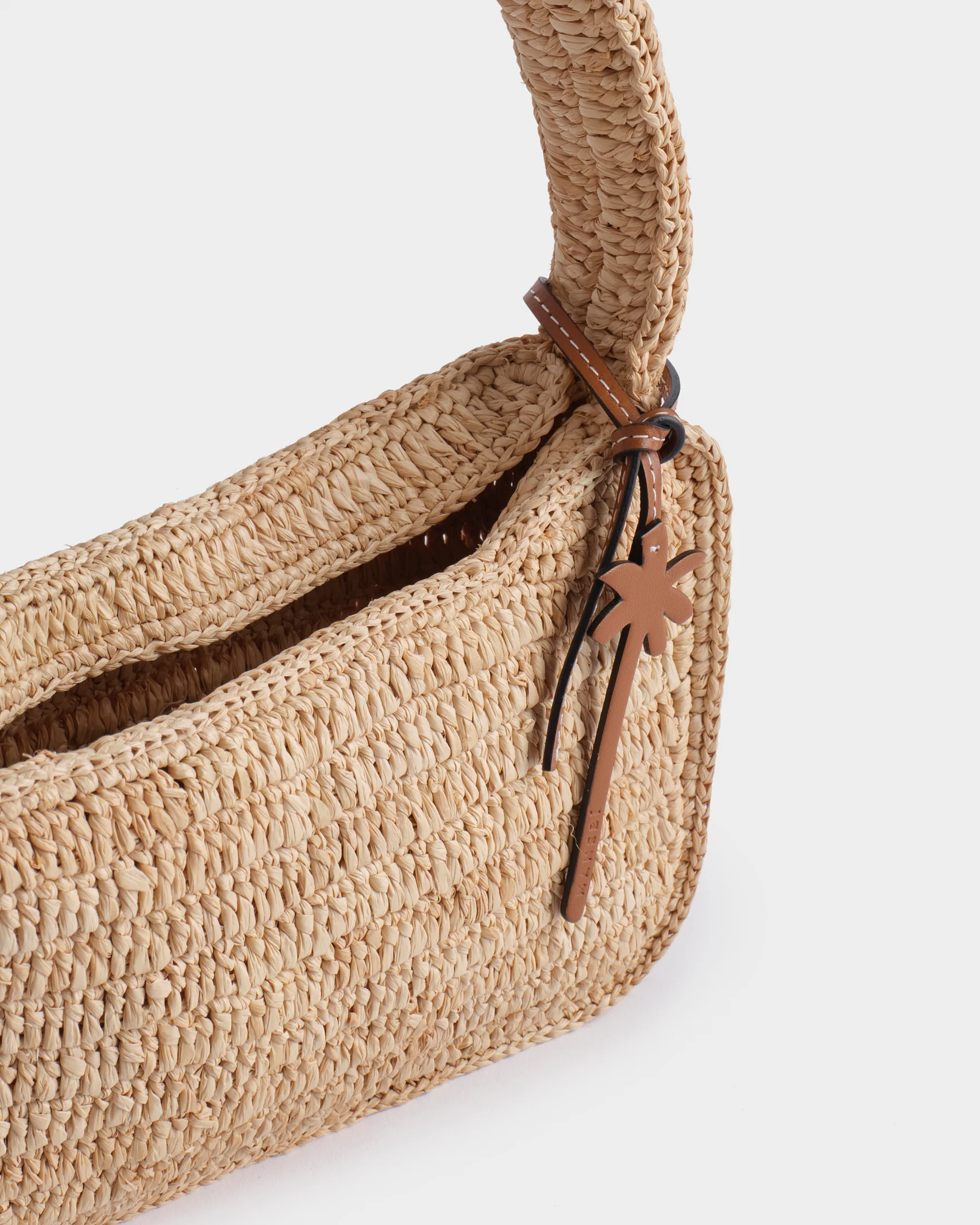 Raffia Shoulder Bag - V88DP - Natural - Image 3