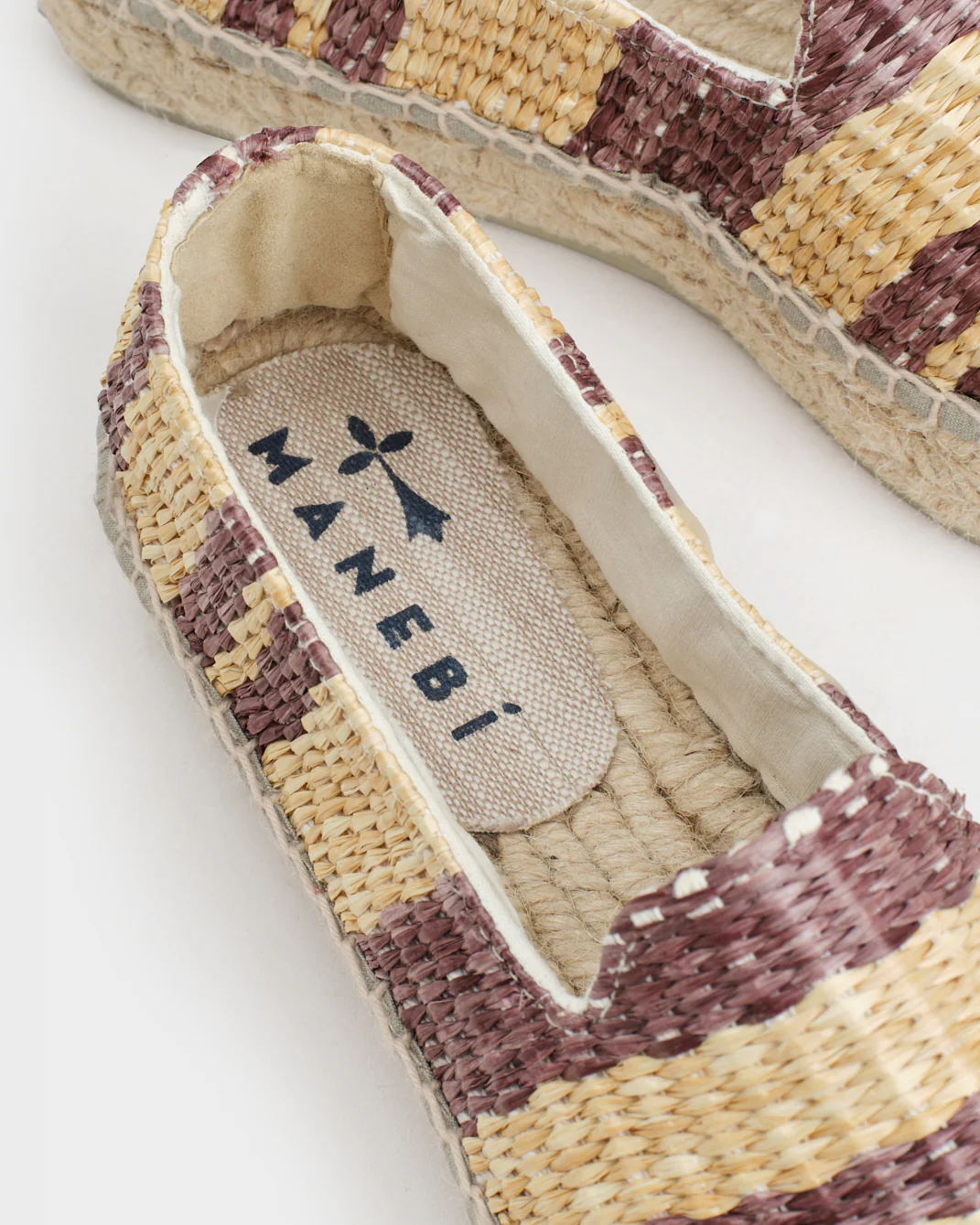 Raffia Stripes Double Sole Espadrilles - G94D0 - Yucatán Cocoa And Natural - Image 4
