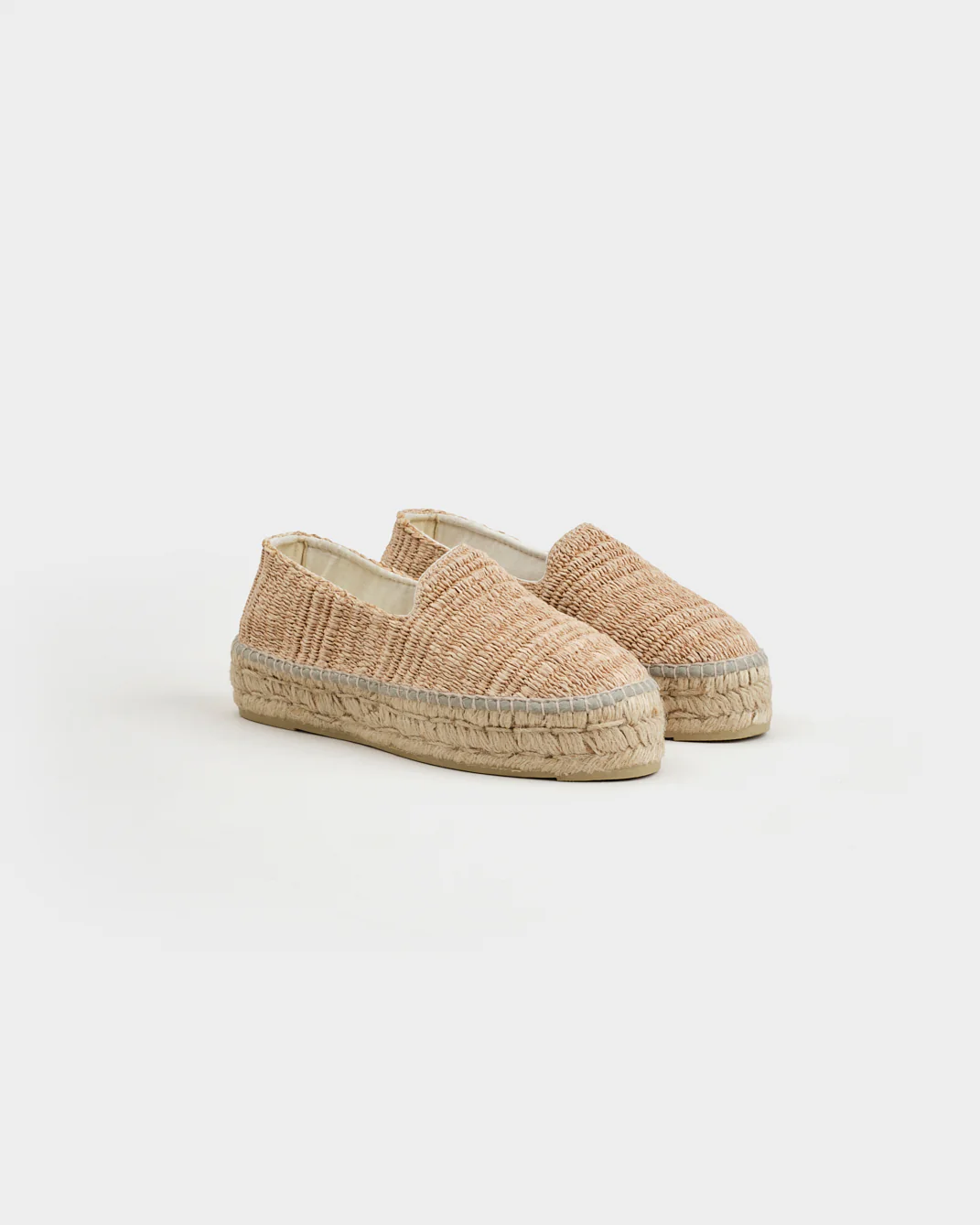 Raffia Stripes Double Sole Espadrilles - H15D0 - Yucatán Natural - Image 3