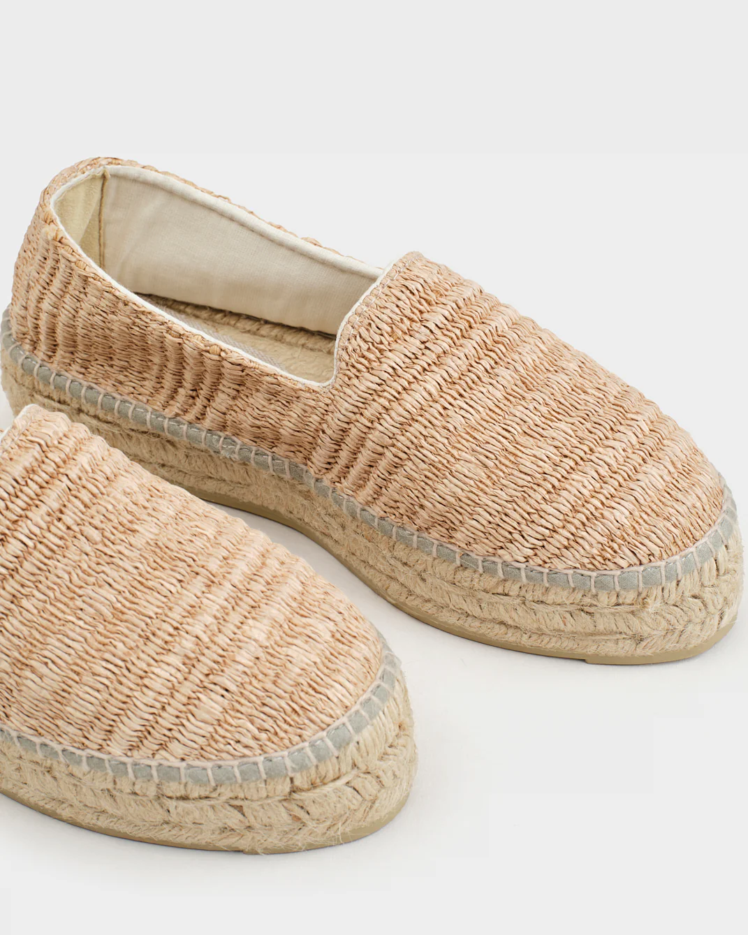 Raffia Stripes Double Sole Espadrilles - H15D0 - Yucatán Natural - Image 4