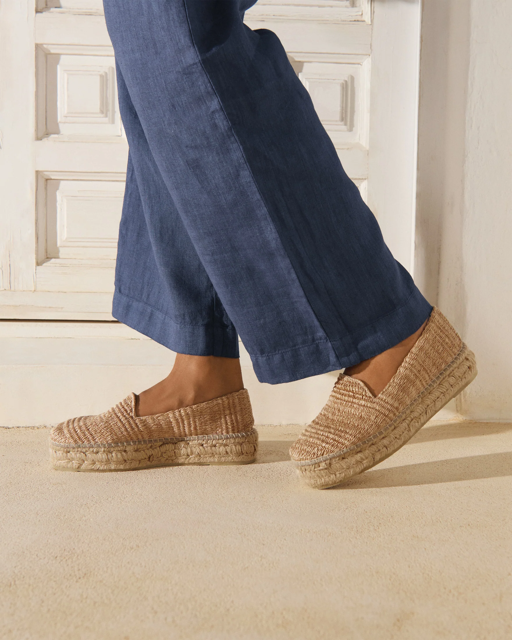 Raffia Stripes Double Sole Espadrilles - H15D0 - Yucatán Natural - Image 5
