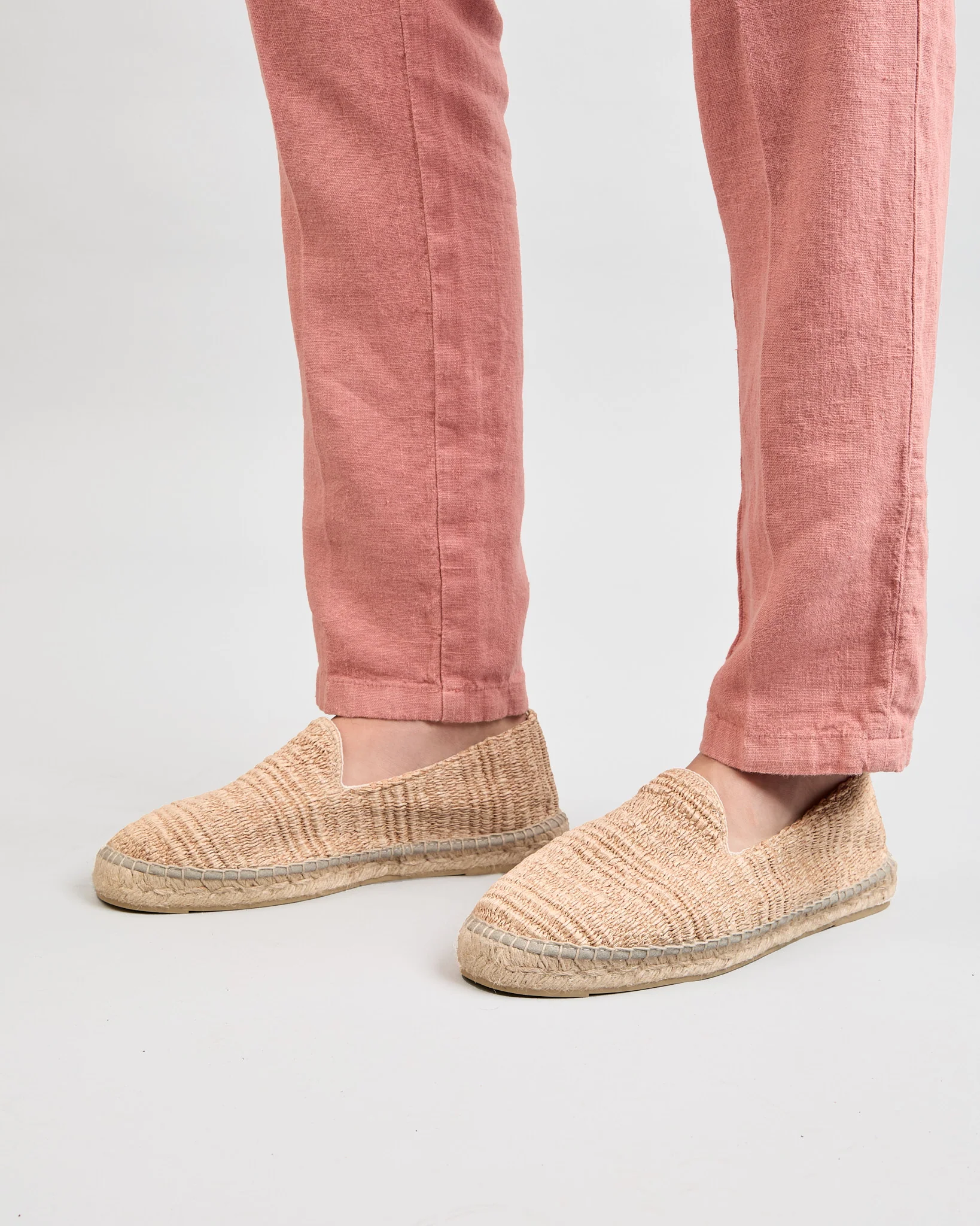Raffia Stripes Flat Espadrilles - H15C0 - Yucatán Natural - Image 2