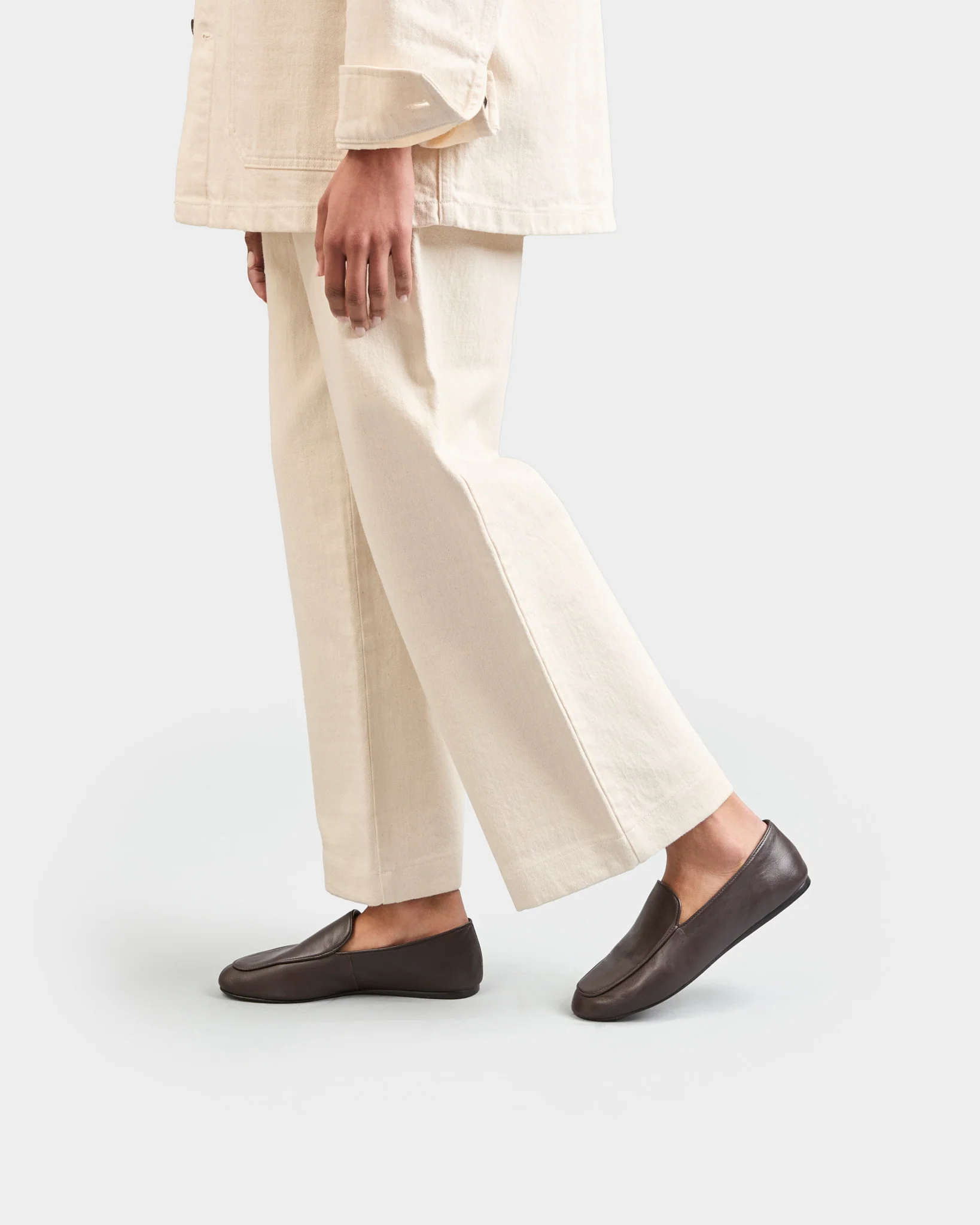 Remi Nappa Leather Soft Loafer - M99XX - Alex Rivière Studio X Manebí - Chocolate - Image 2