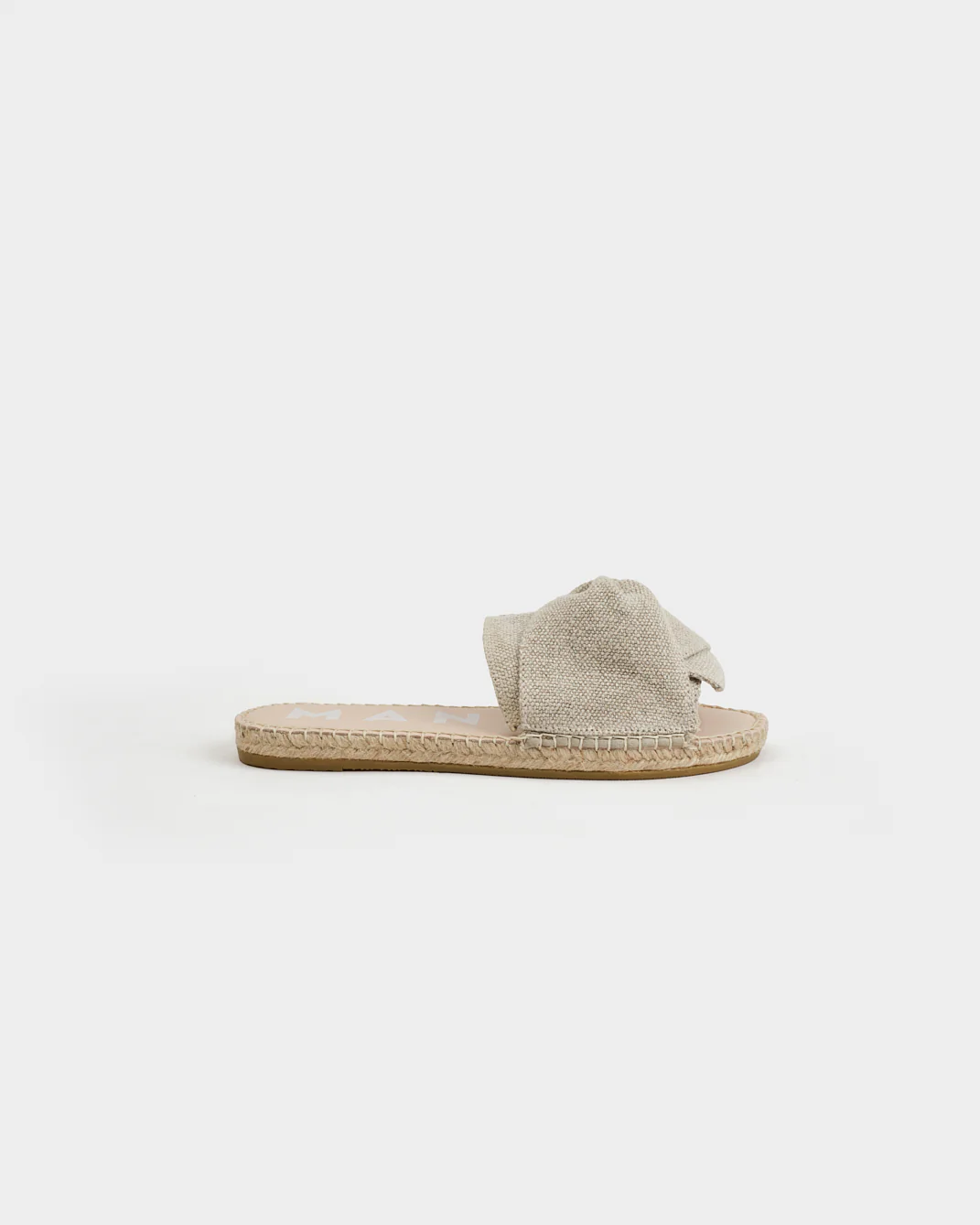 Organic Hemp Sandals With Knot - O71JK - La Havana Natural