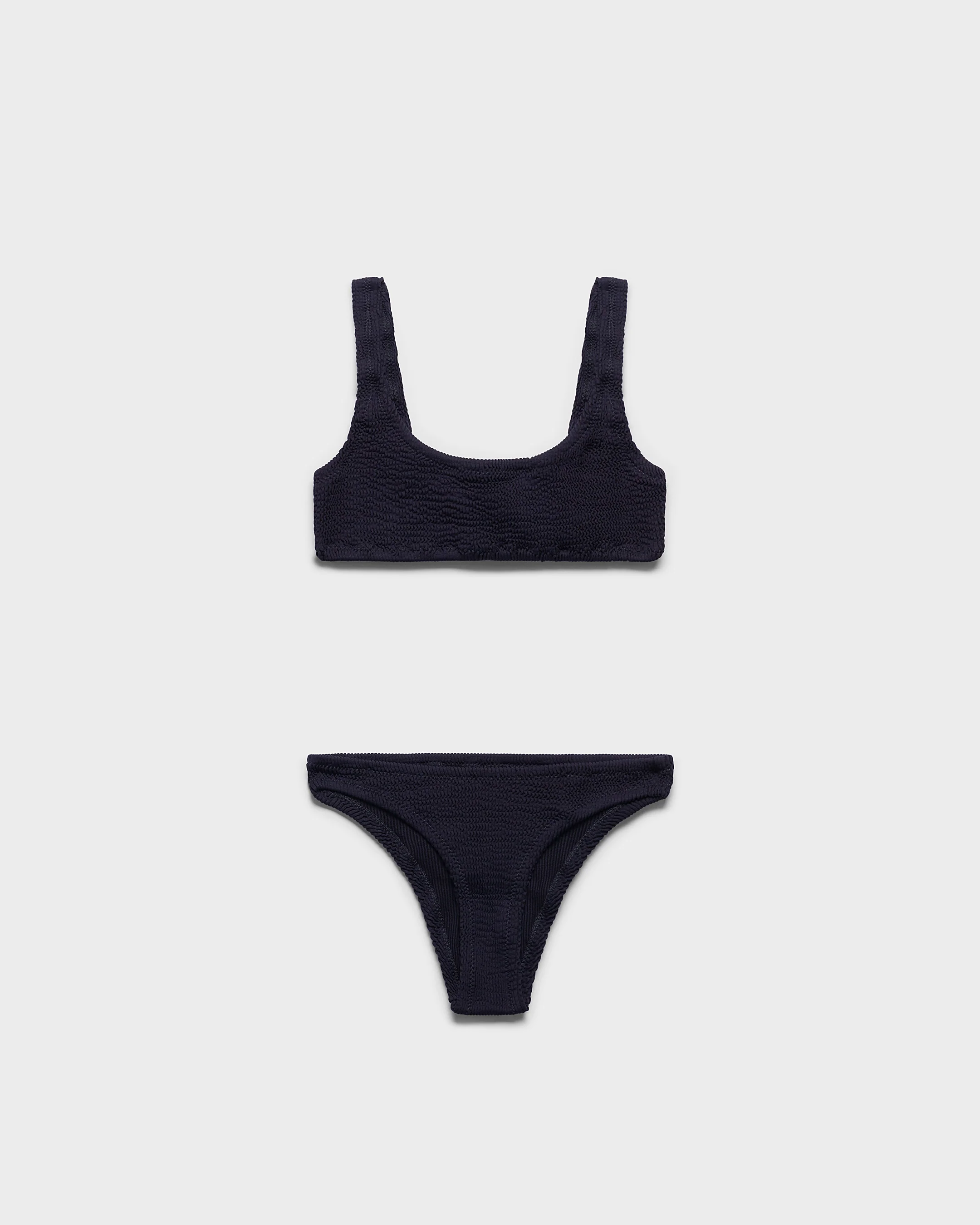 Seersucker Bralette Bikini - S24SB - Vintage Navy