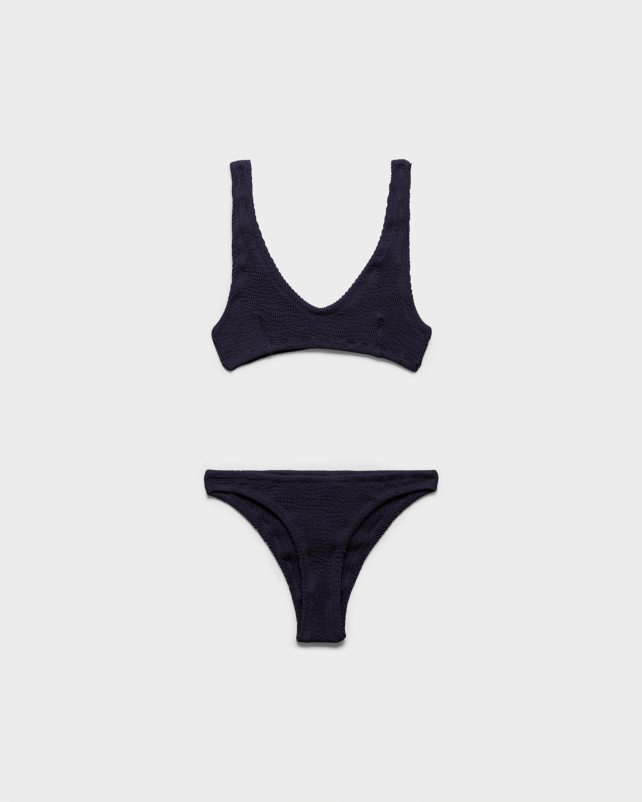 Seersucker Surf Bralette Bikini - S24TS - Vintage Navy