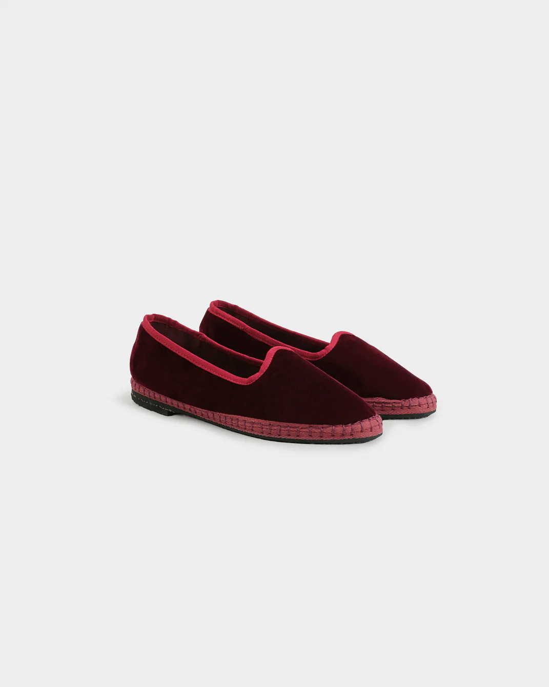 Silk Velvet Venetian Slippers - Z82VF - Monaco - Bordeaux - Image 3
