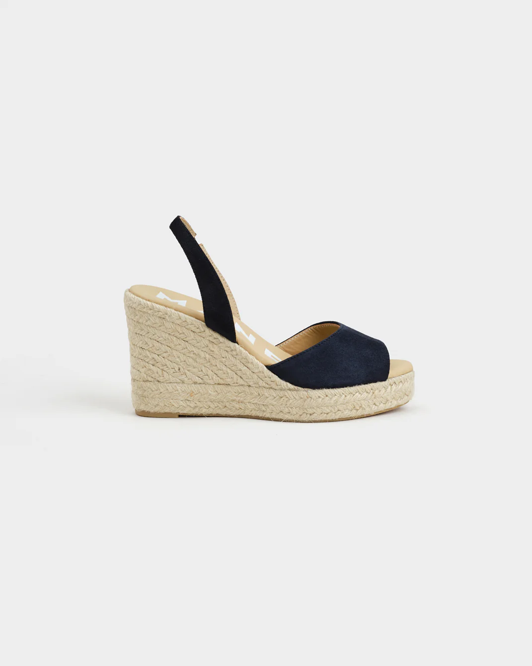 Suede Slingback Wedge Espadrilles - M15WC - Hamptons Patriot Blue