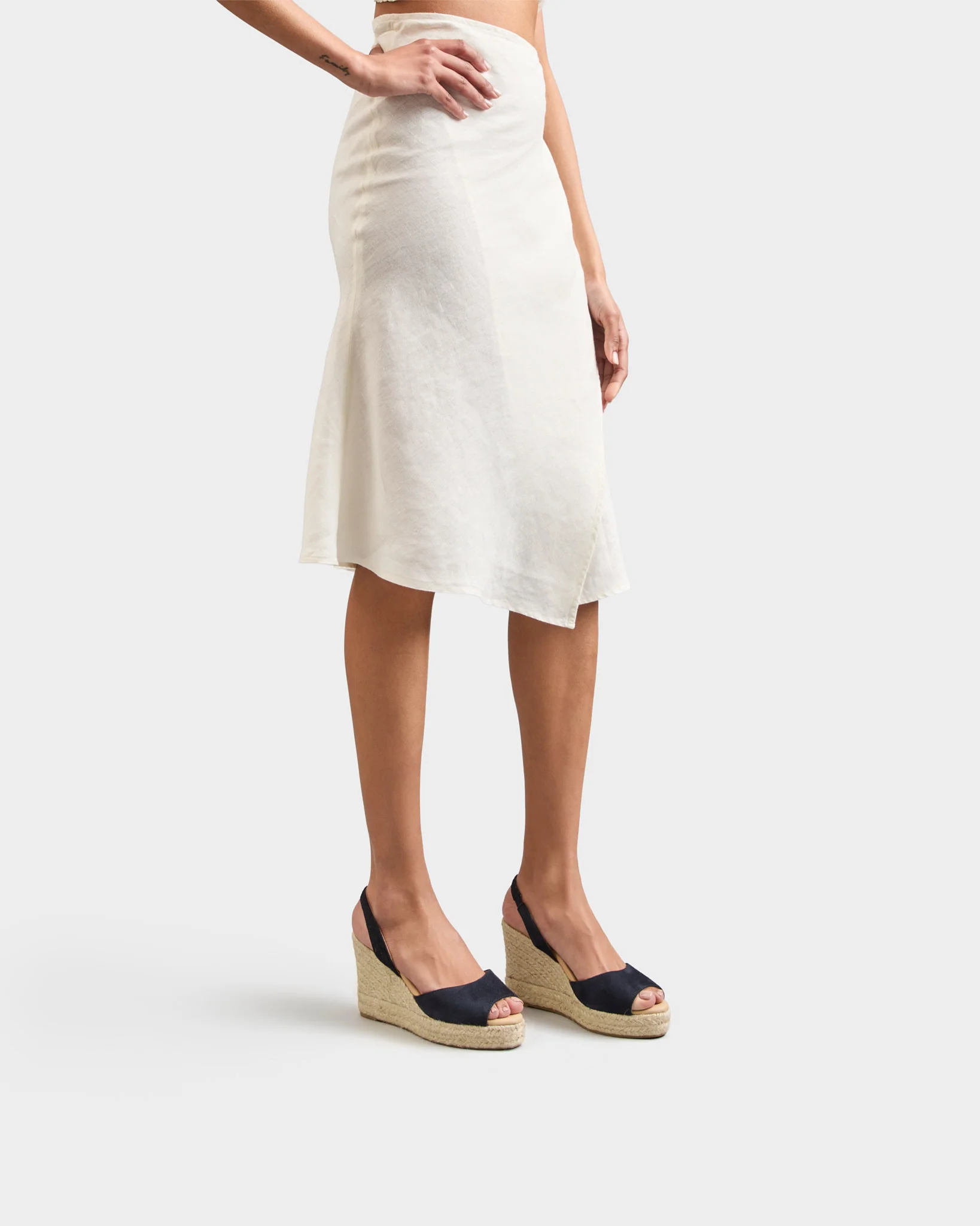 Suede Slingback Wedge Espadrilles - M15WC - Hamptons Patriot Blue - Image 5