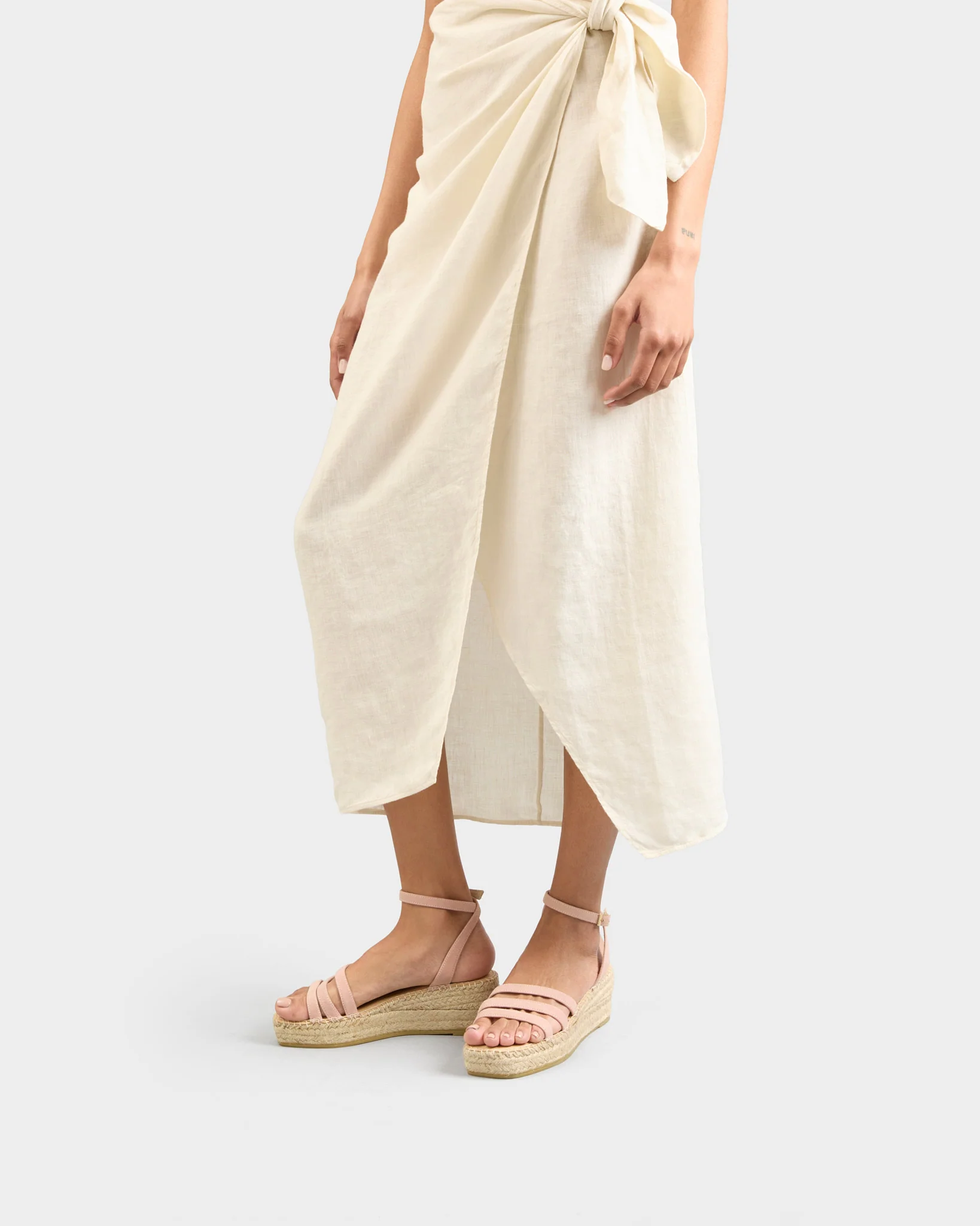 Soft Suede Three Bands Platform - X03WU - Hamptons - Ballet Rose - Image 5