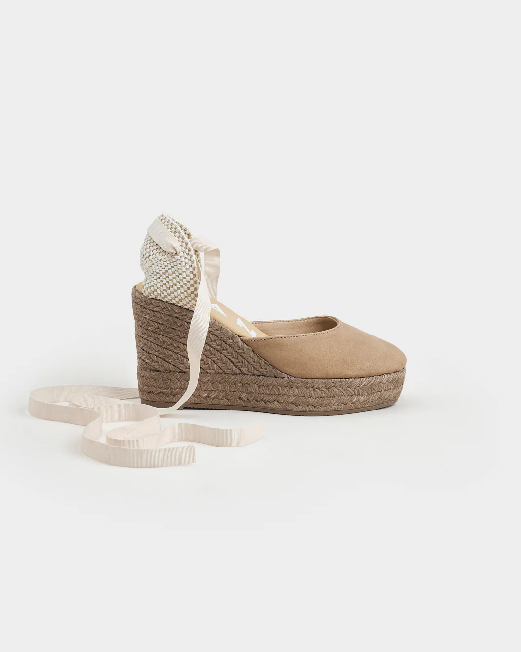 Suede Wedge Espadrilles - W16WV - Hamptons Vintage Taupe On Tone