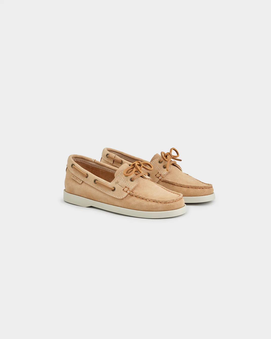 Suede Boat-Shoes - K11KK - Hamptons Champagne Beige - Image 3